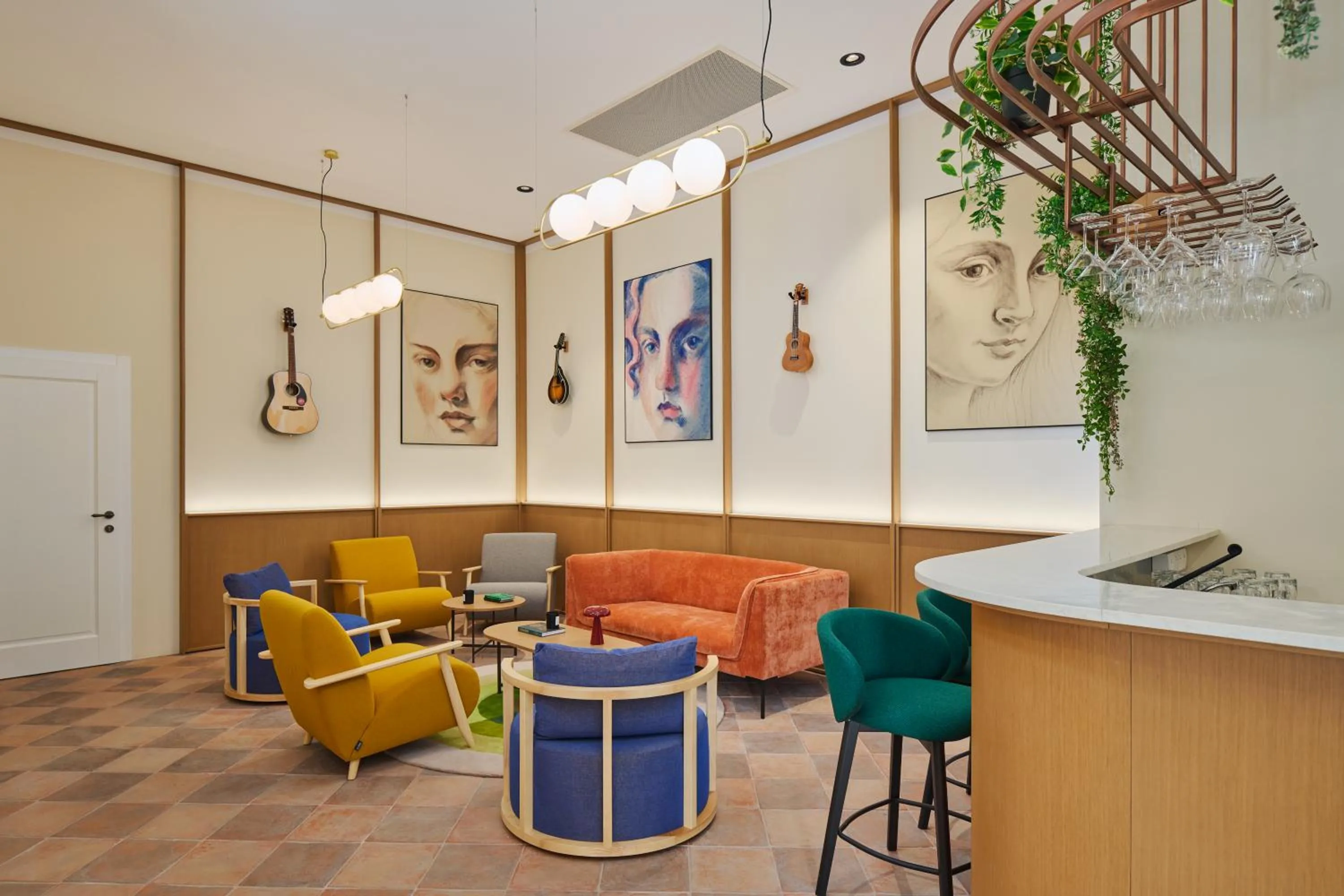 Seating area in Palace Natali