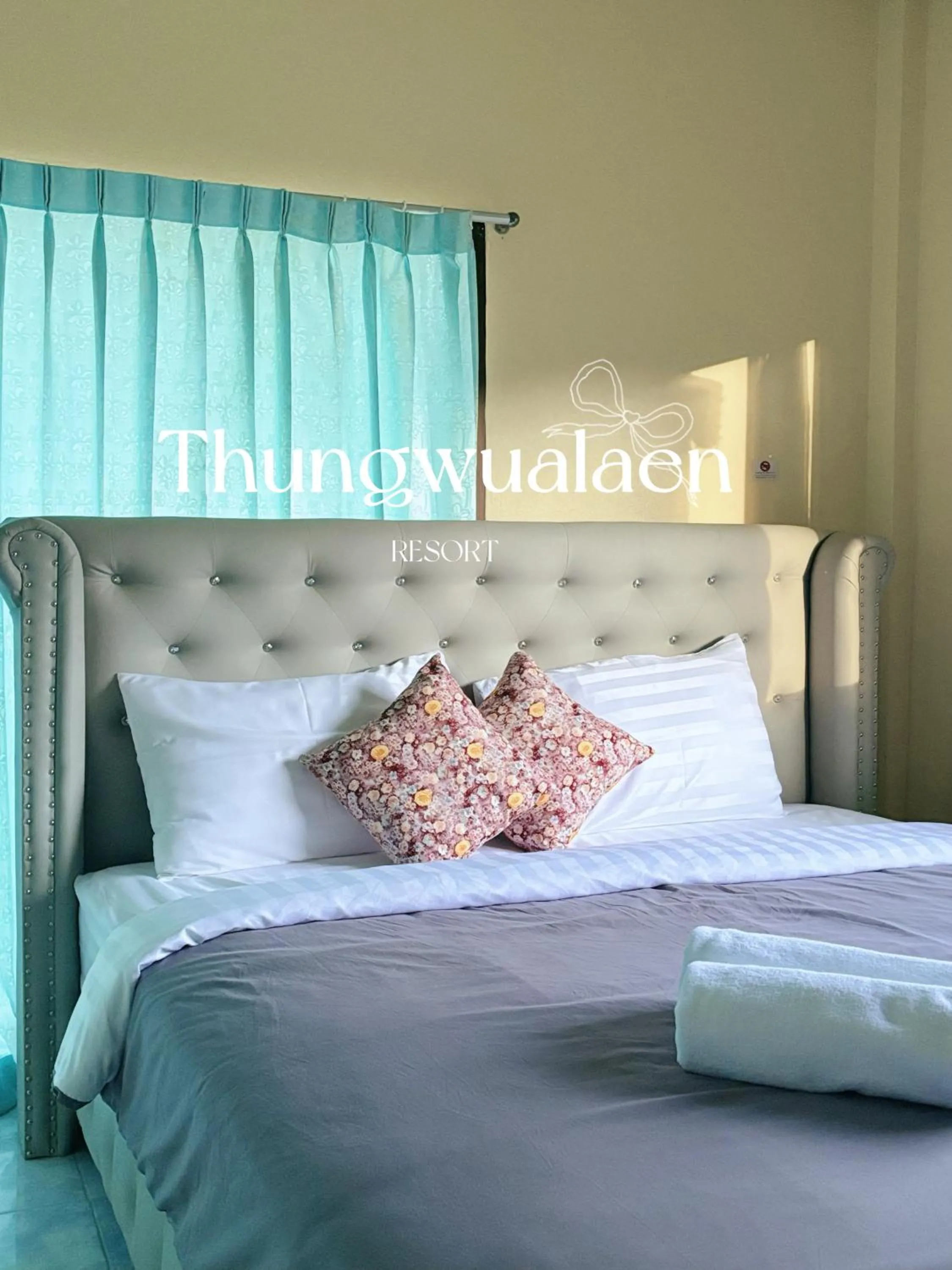 Bed in Thungwua laen resort