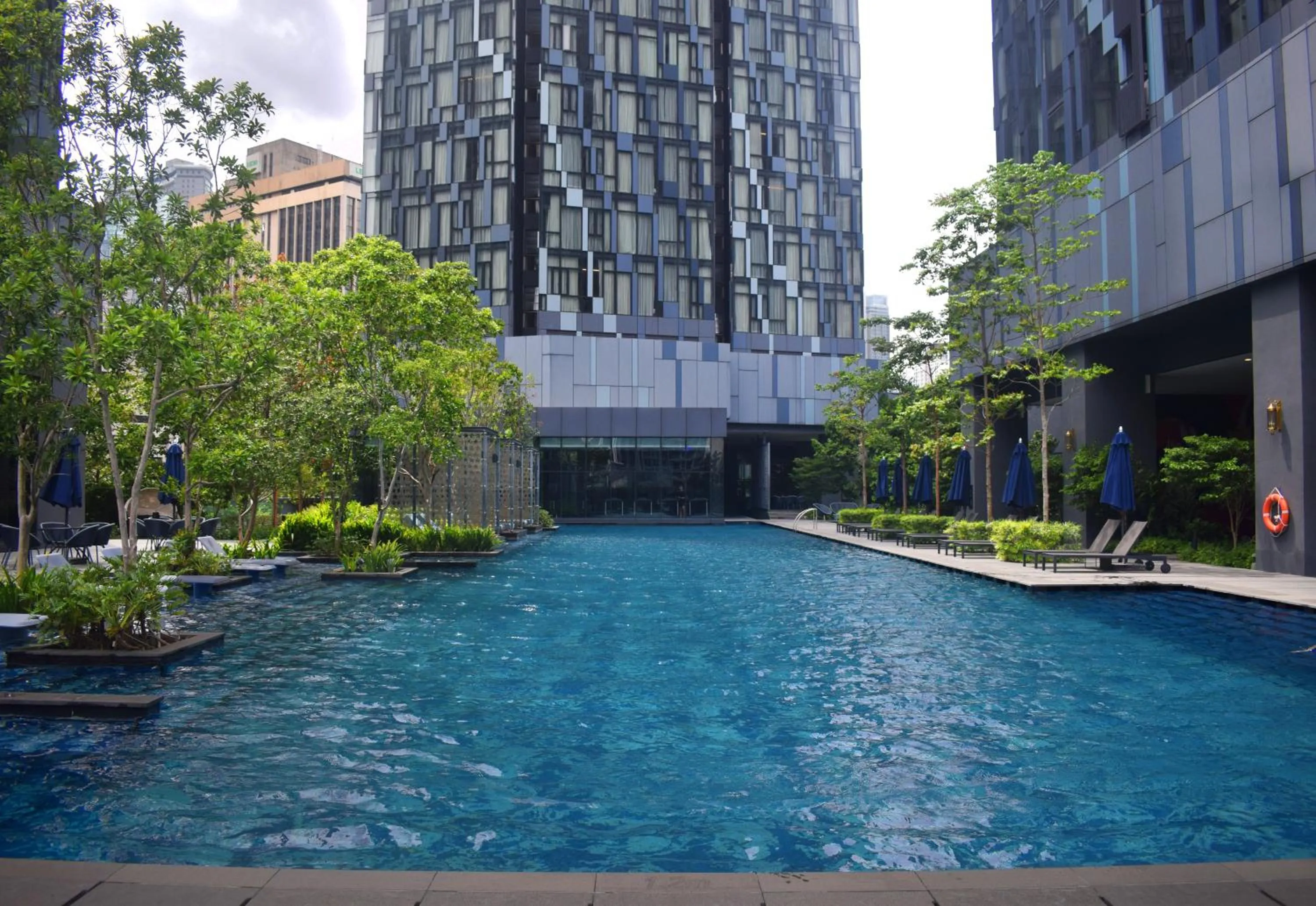Swimming pool in Star Sky Park KLCC