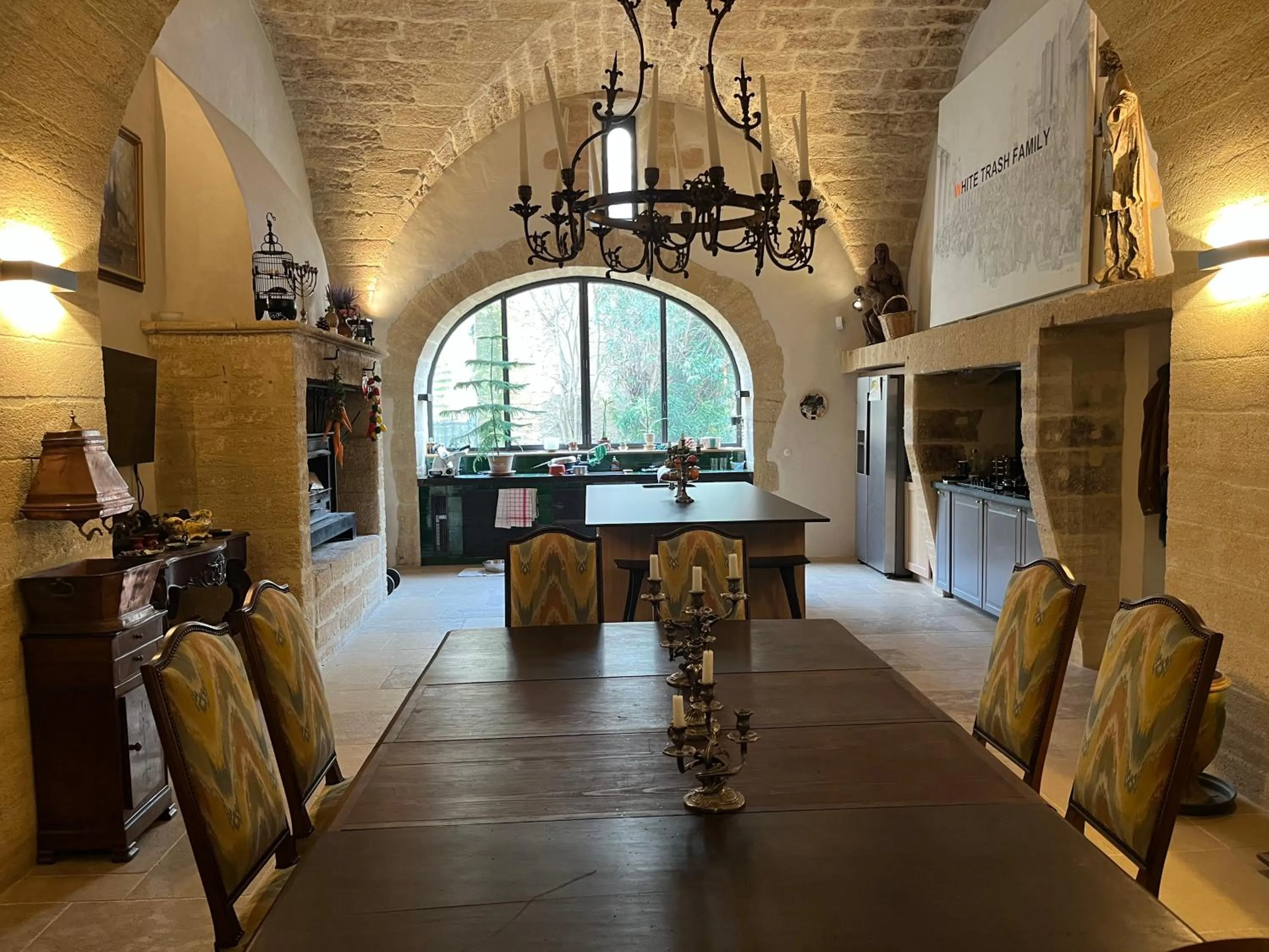 kitchen in Château de Collias - Maison de Vacances