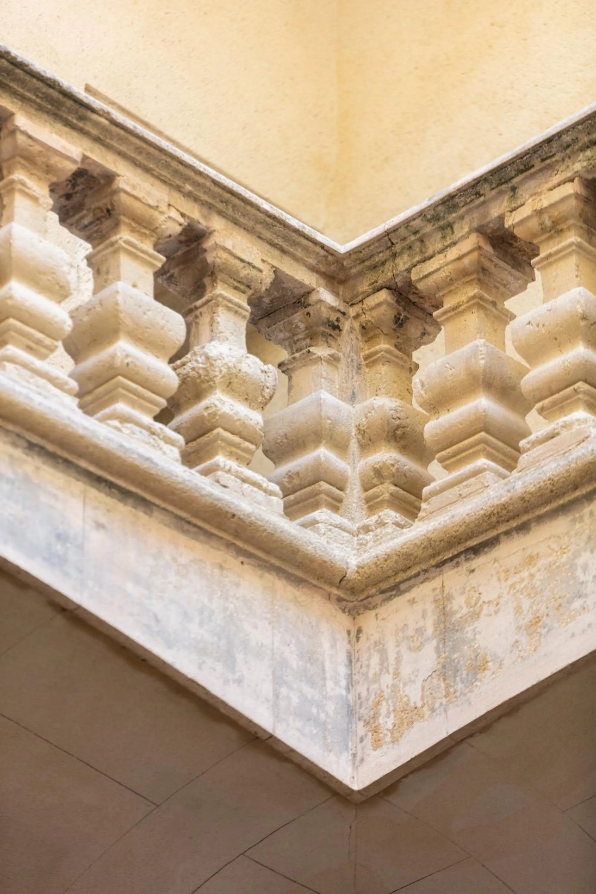 Decorative detail in Château de Collias