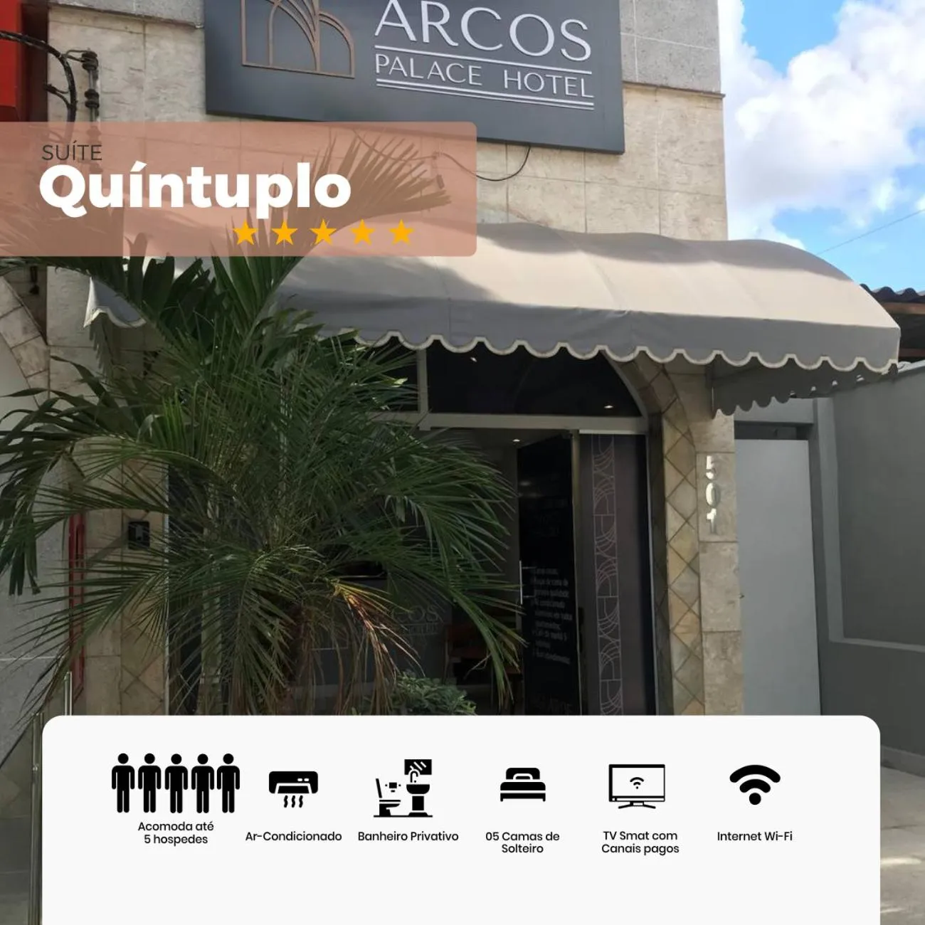 Property logo or sign in Arcos Palace Hotel