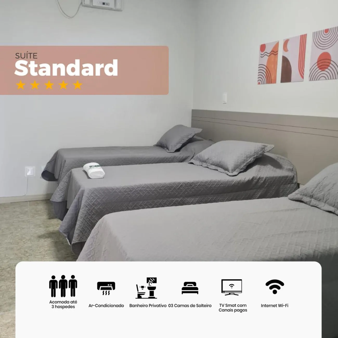 Bed in Arcos Palace Hotel