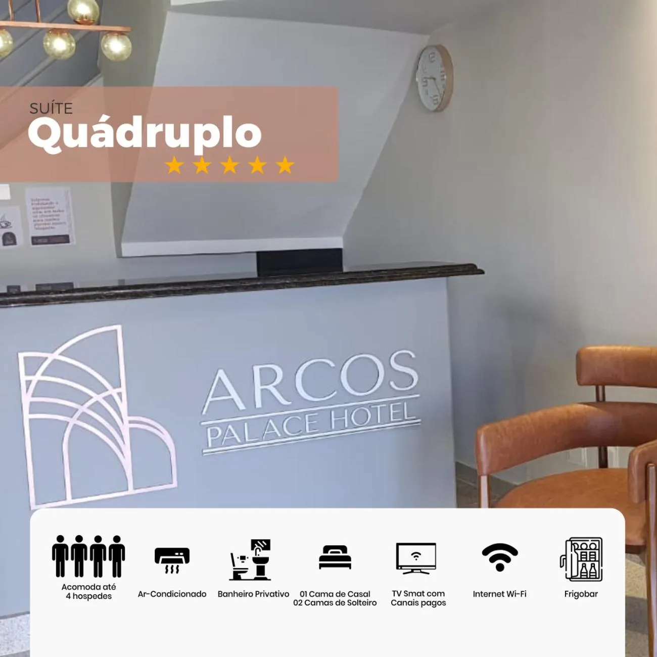 Property logo or sign in Arcos Palace Hotel