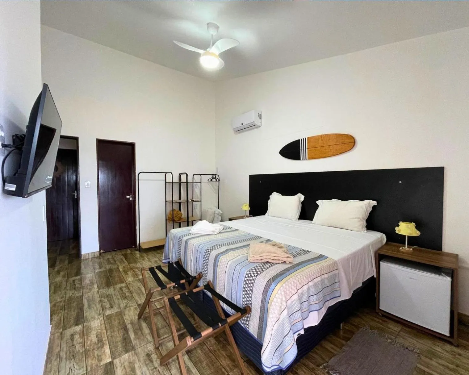 Bedroom, Bed in Manaí Pousada & Beach Club