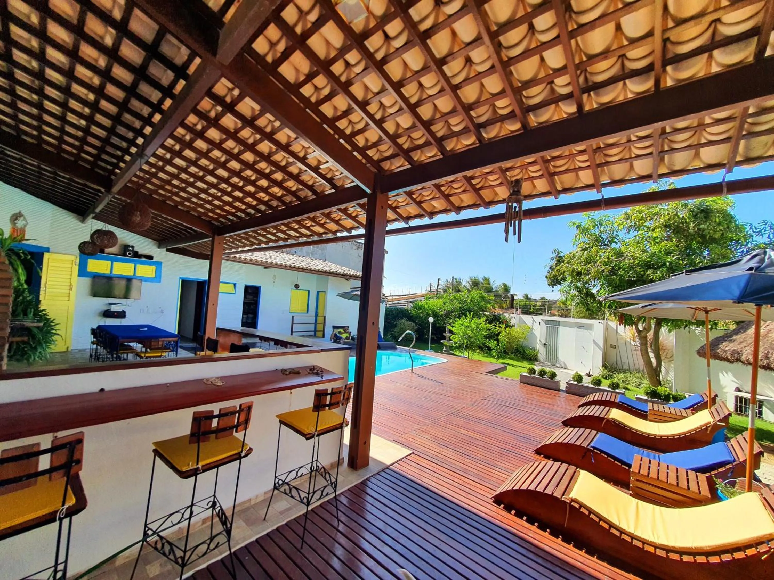 BBQ facilities in Manaí Pousada & Beach Club