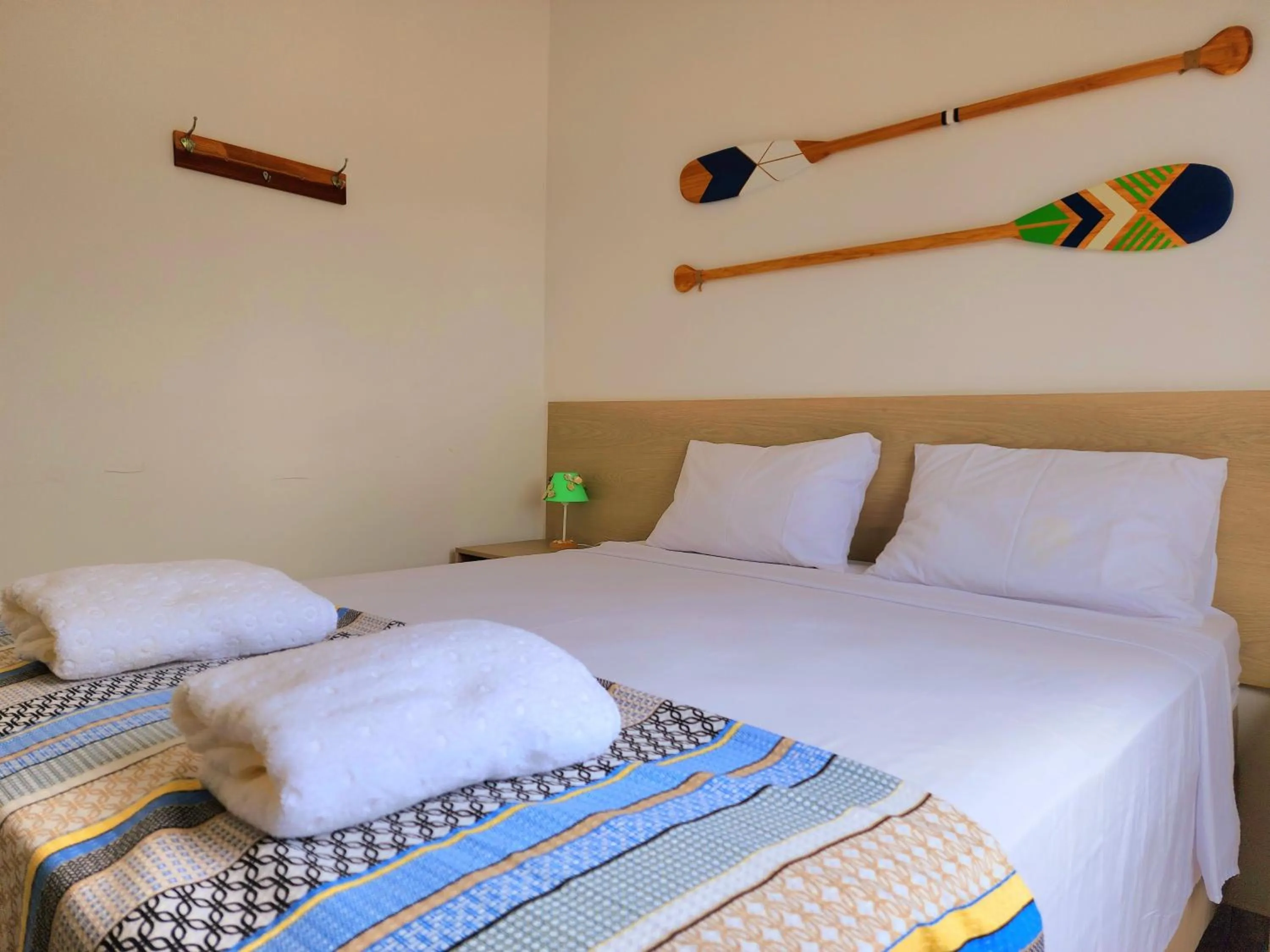 Bed in Manaí Pousada & Beach Club