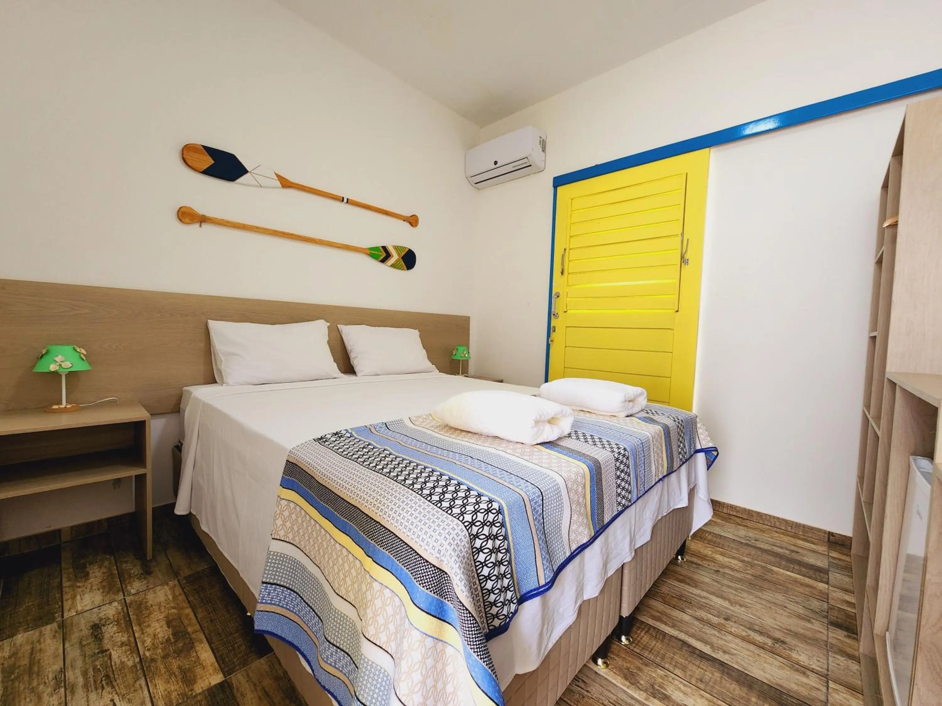 Bed in Manaí Pousada & Beach Club