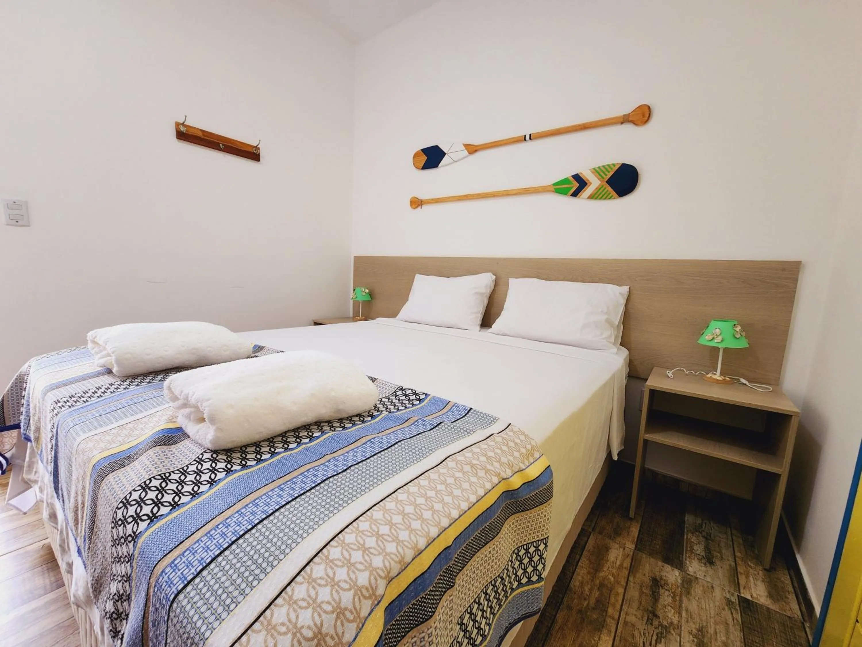 Bed in Manaí Pousada & Beach Club