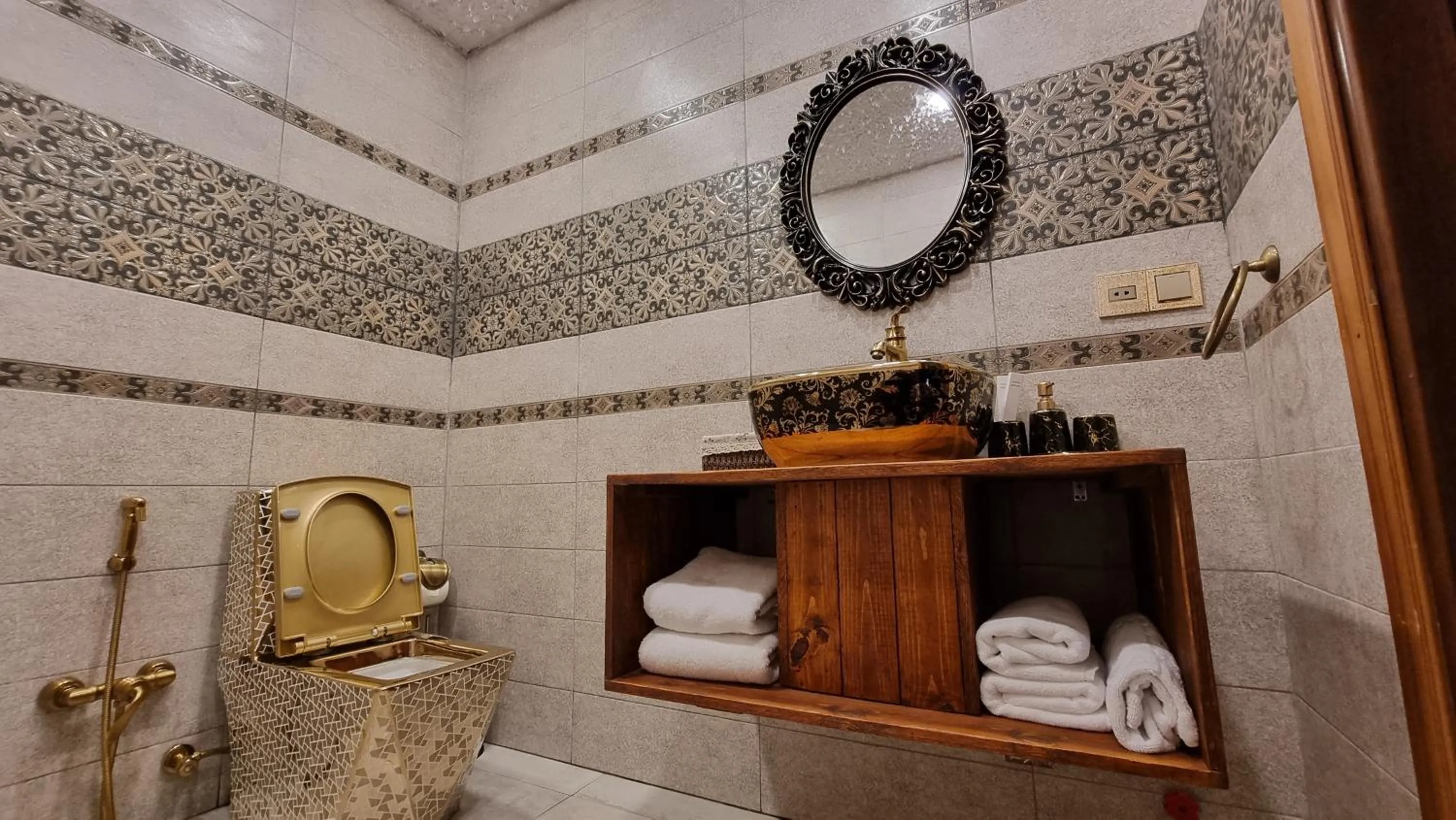 Bathroom in Qiz Galasi Hotel Baku