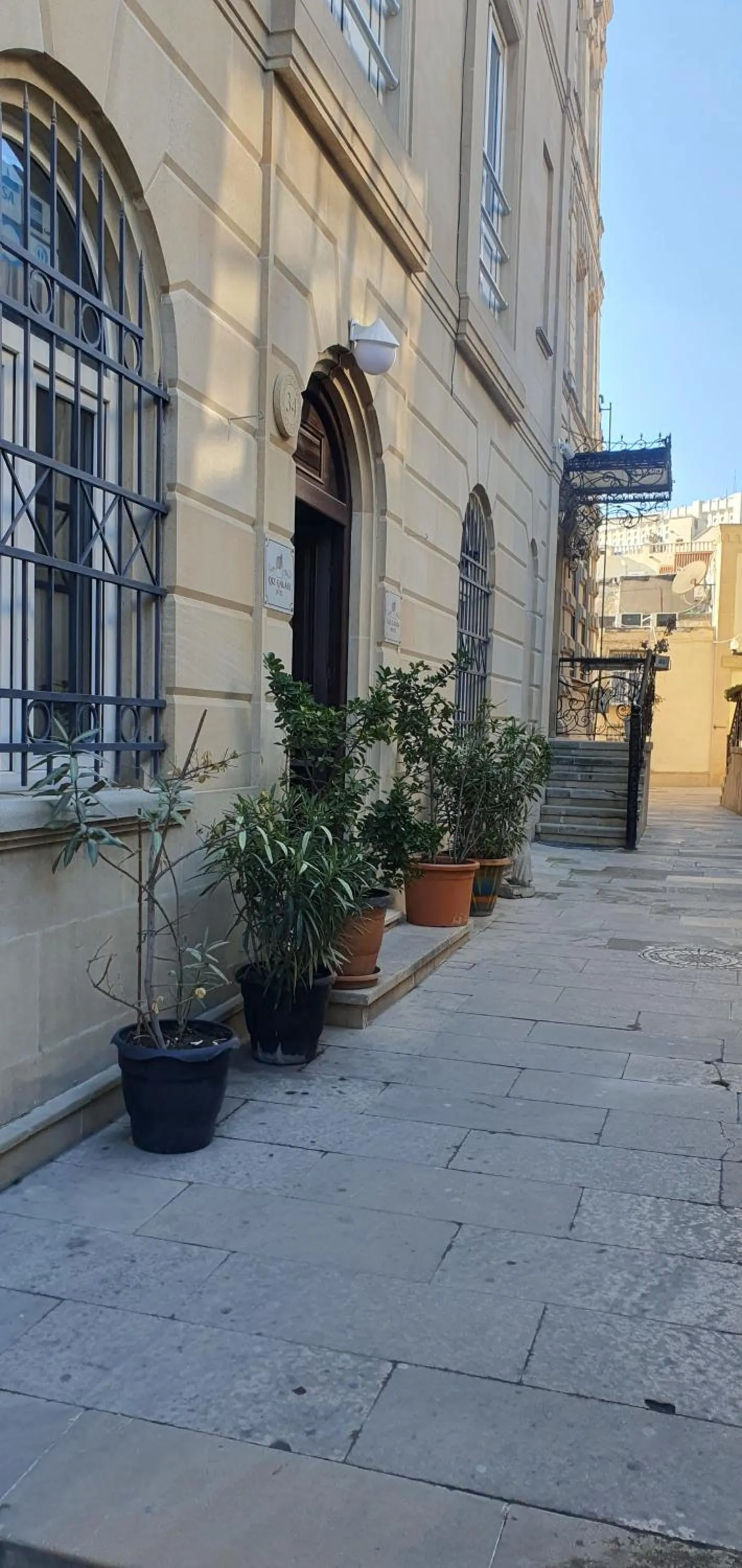 Property building in Qiz Galasi Hotel Baku