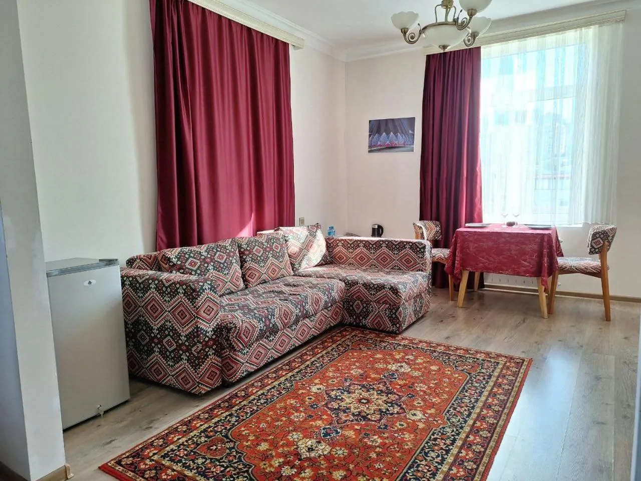 Living room in Qiz Galasi Hotel Baku