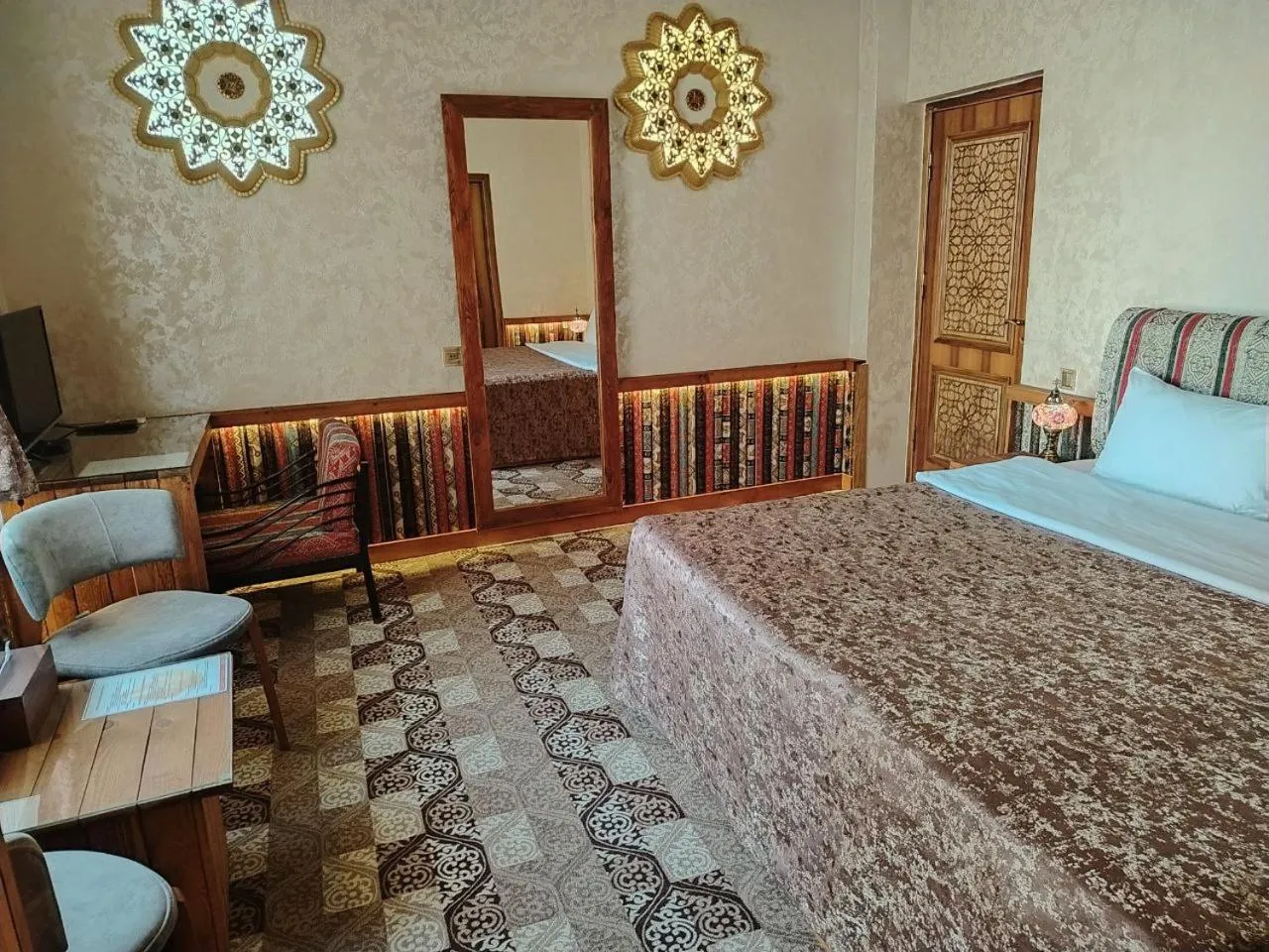 Bed in Qiz Galasi Hotel Baku