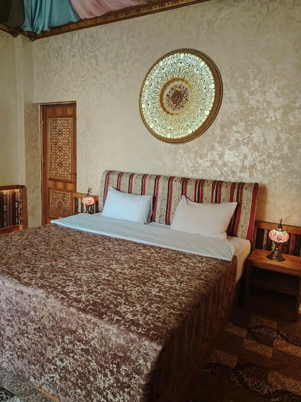 Bed in Qiz Galasi Hotel Baku