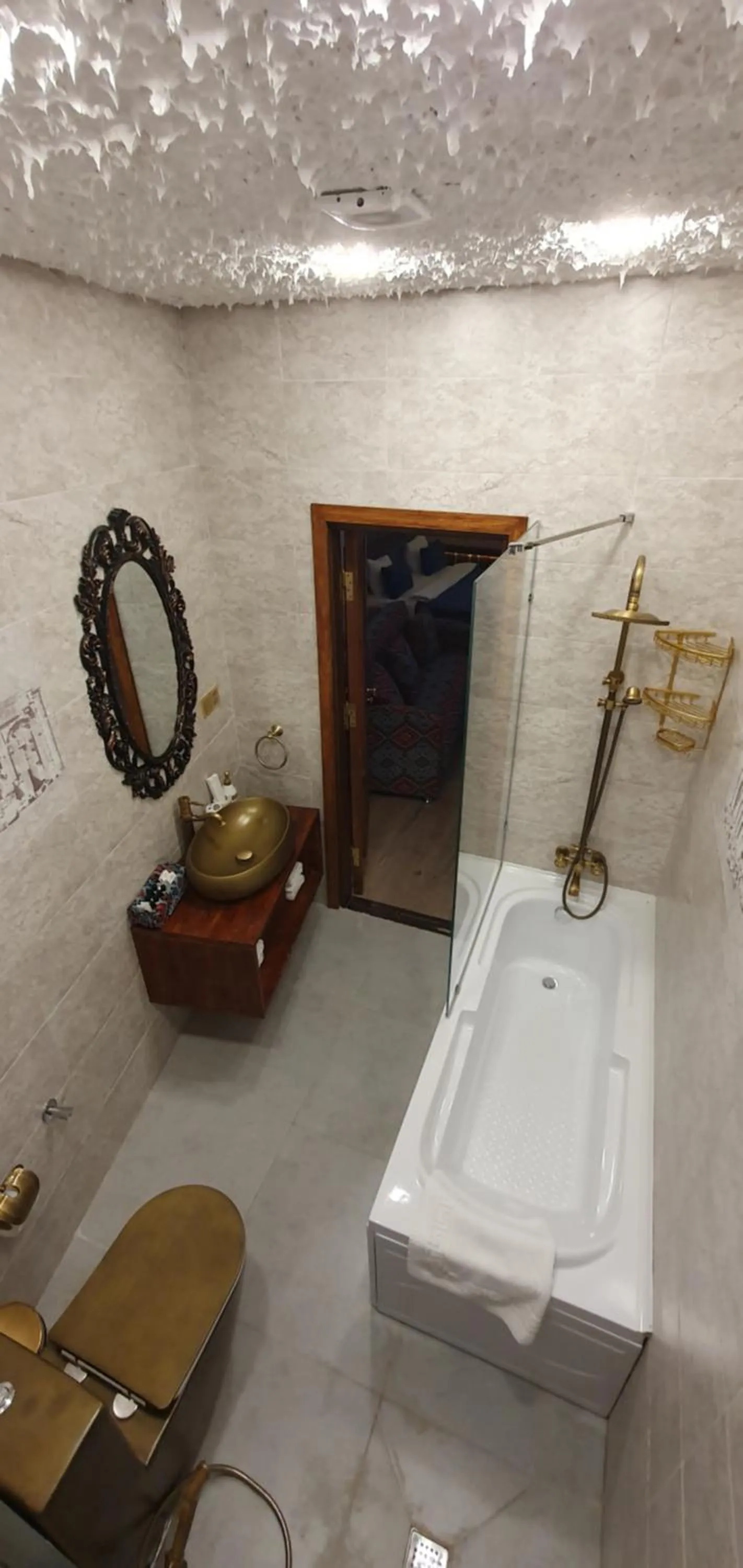 Toilet in Qiz Galasi Hotel Baku