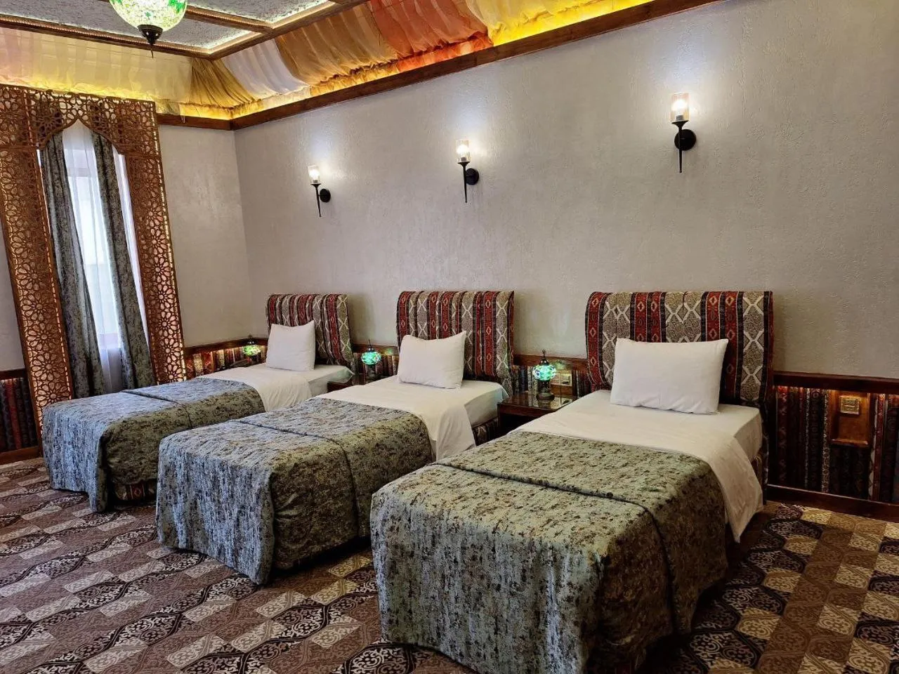 Bed in Qiz Galasi Hotel Baku