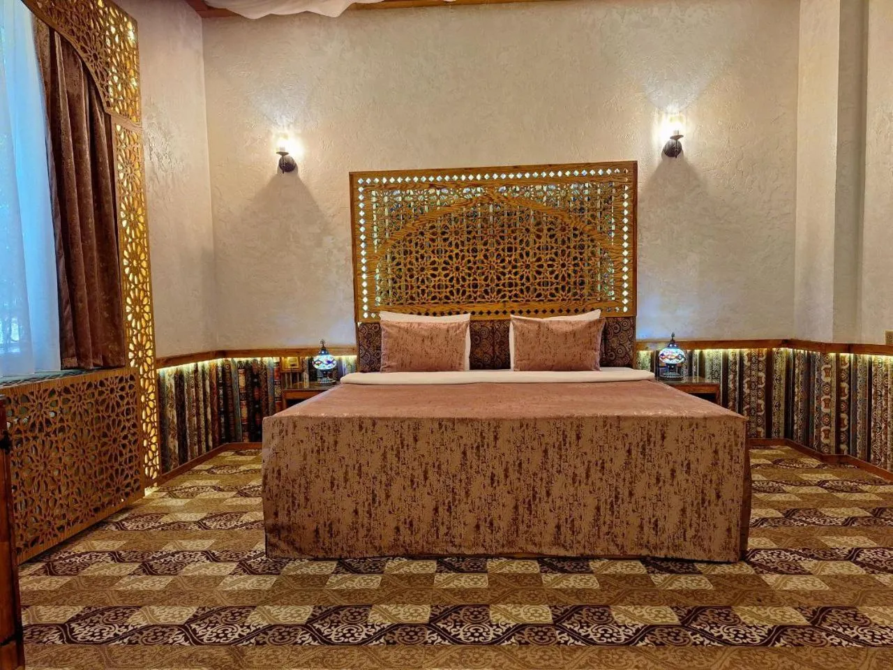 Bed in Qiz Galasi Hotel Baku