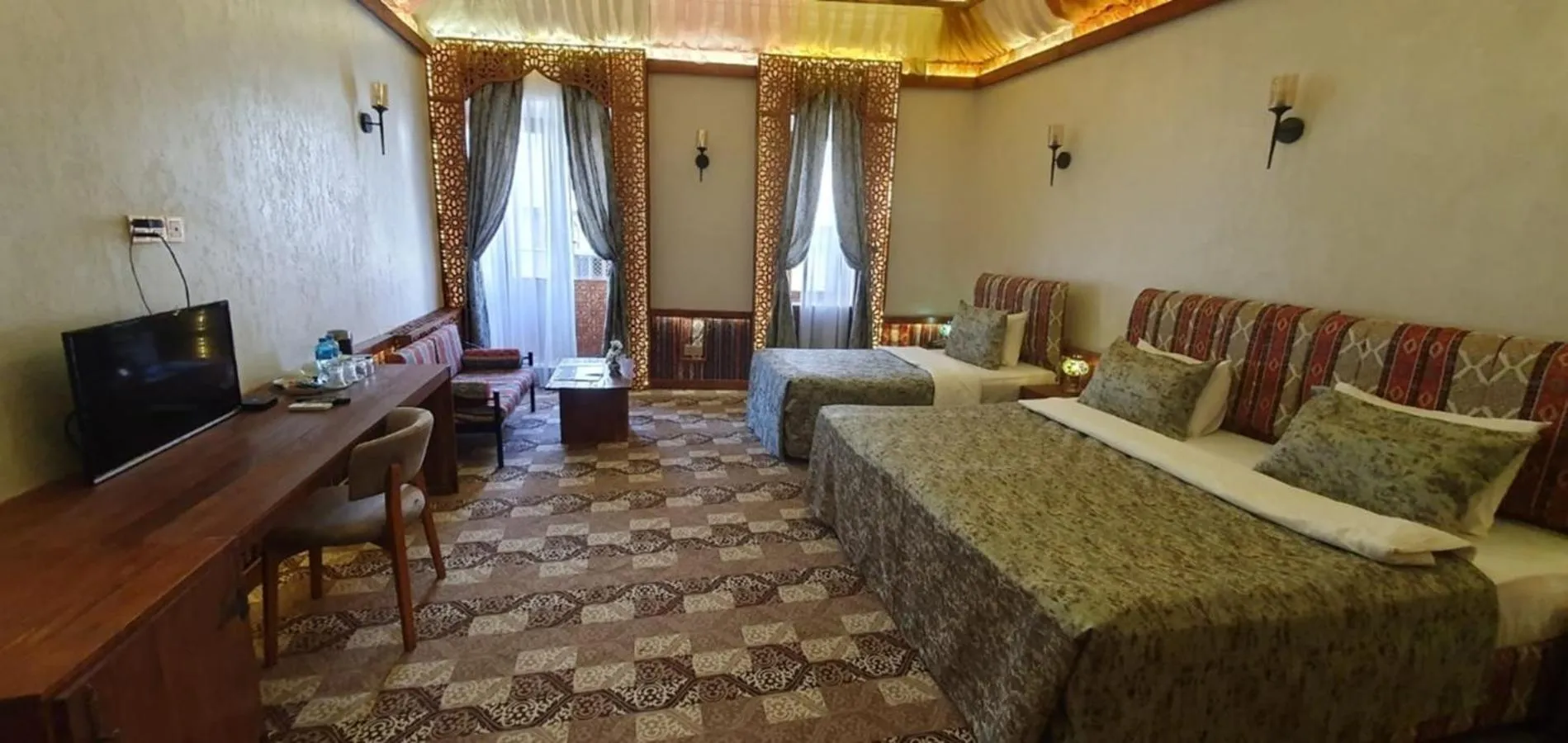 Bed in Qiz Galasi Hotel Baku