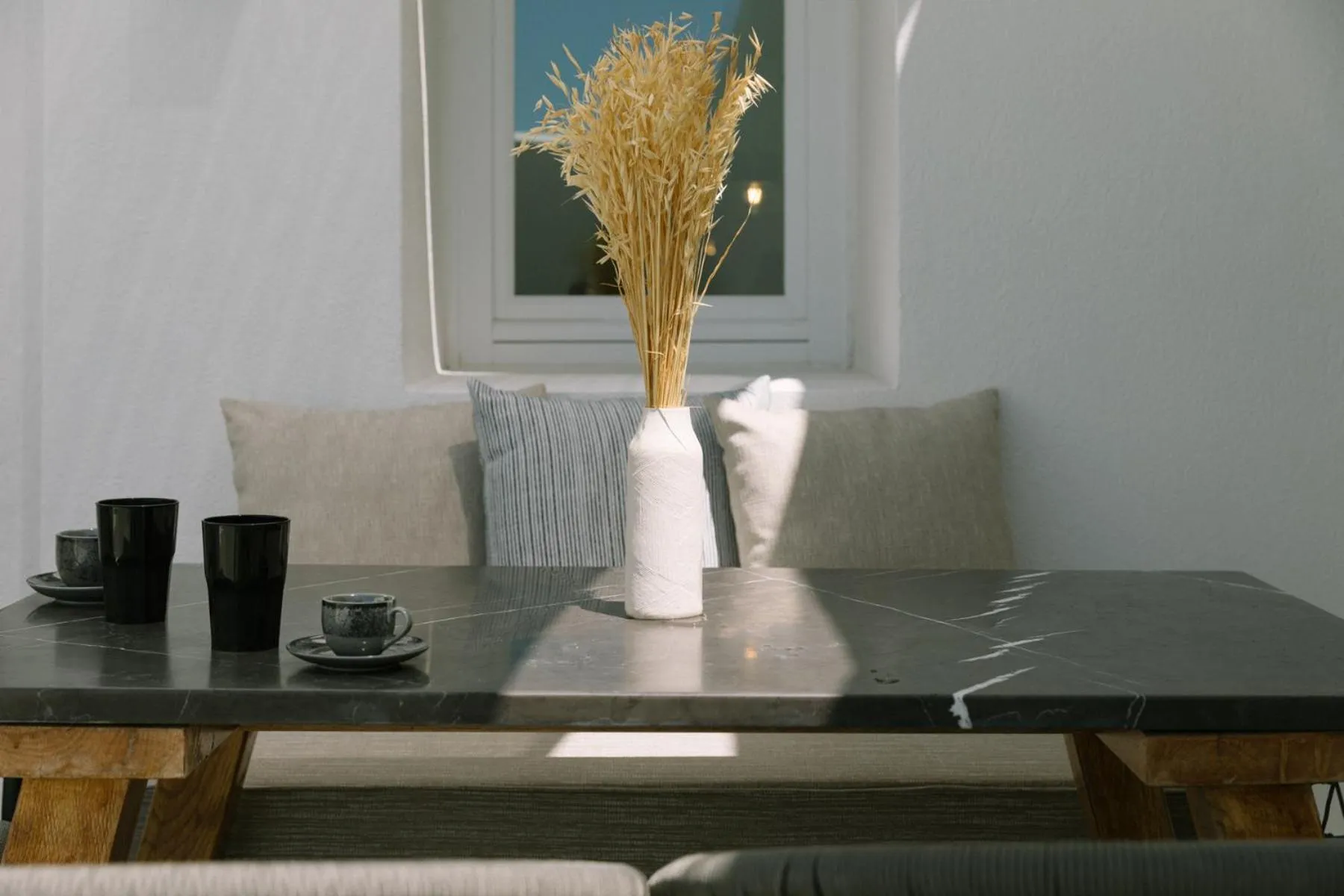 Living room in Thera Villas