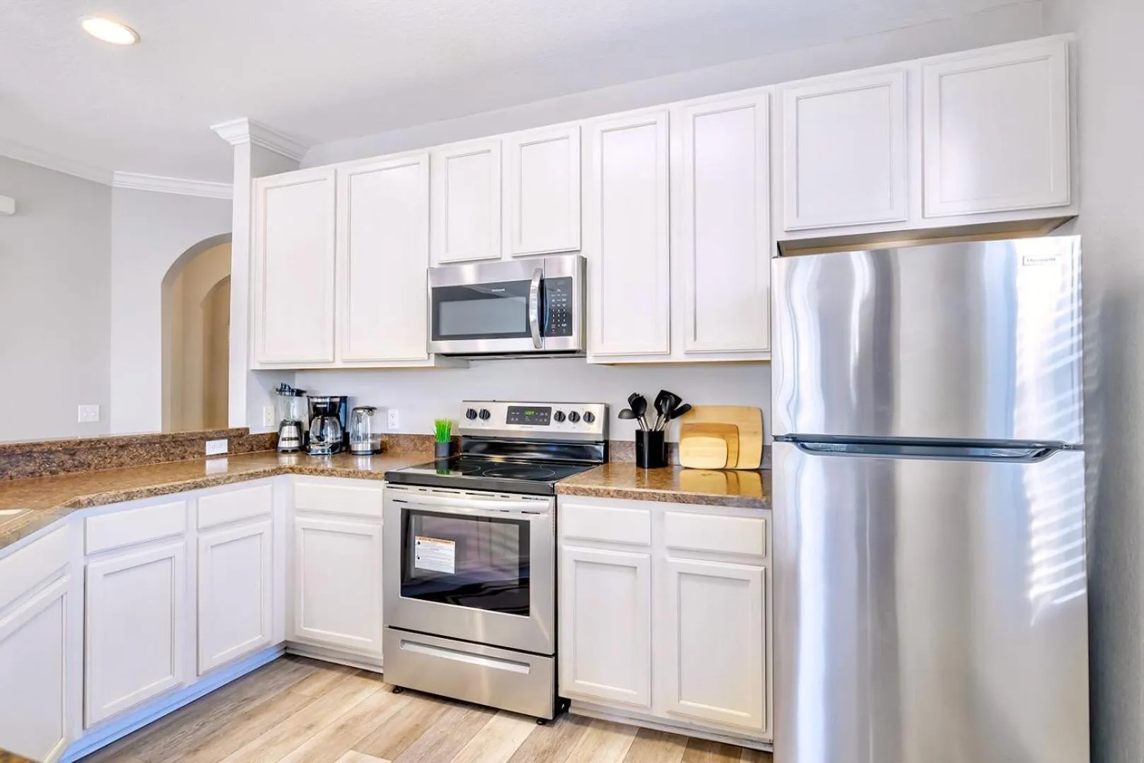 Kitchen or kitchenette in 3BR Condo with Pool - Near Disney