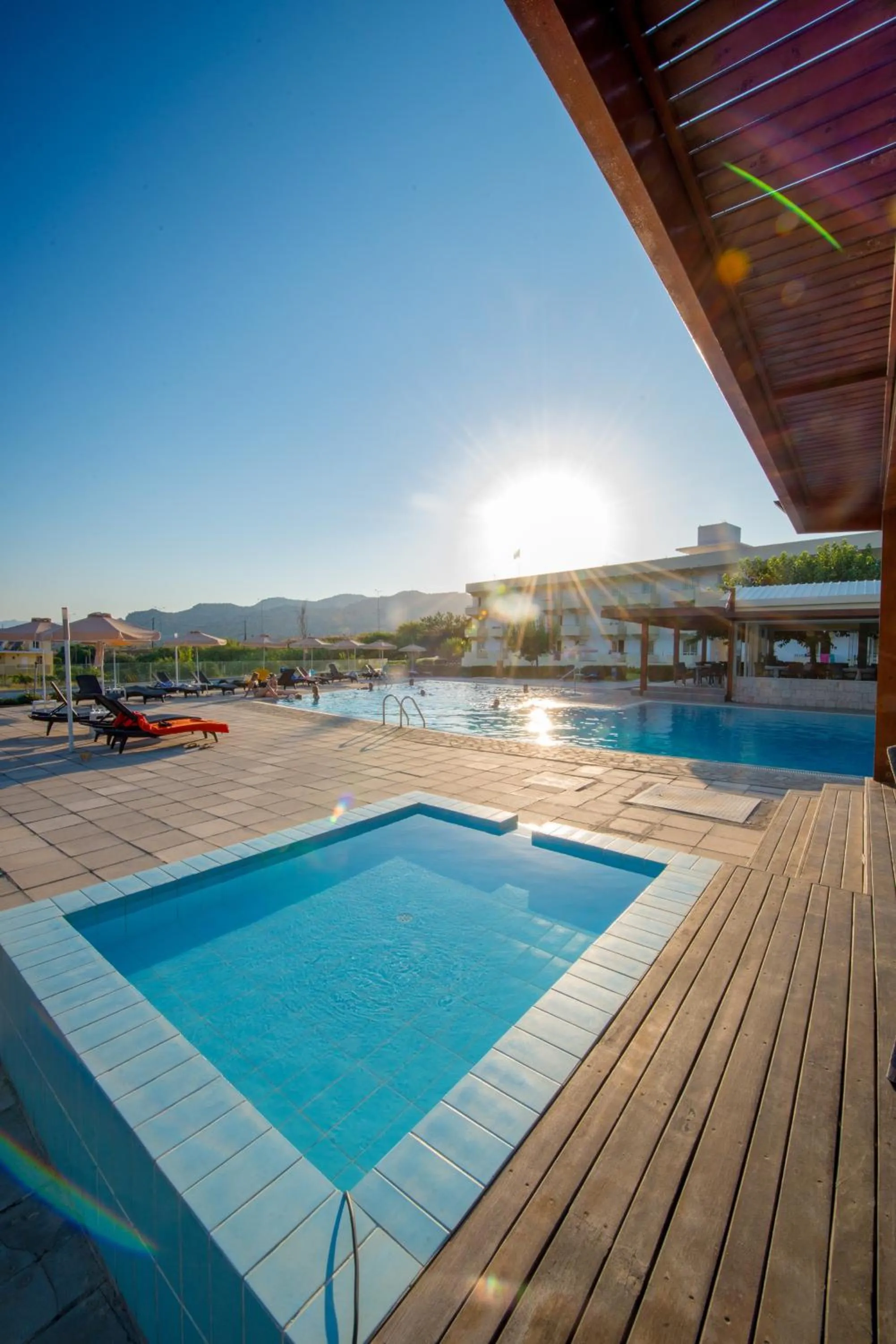 Swimming pool in Zoes Hotel & Suites
