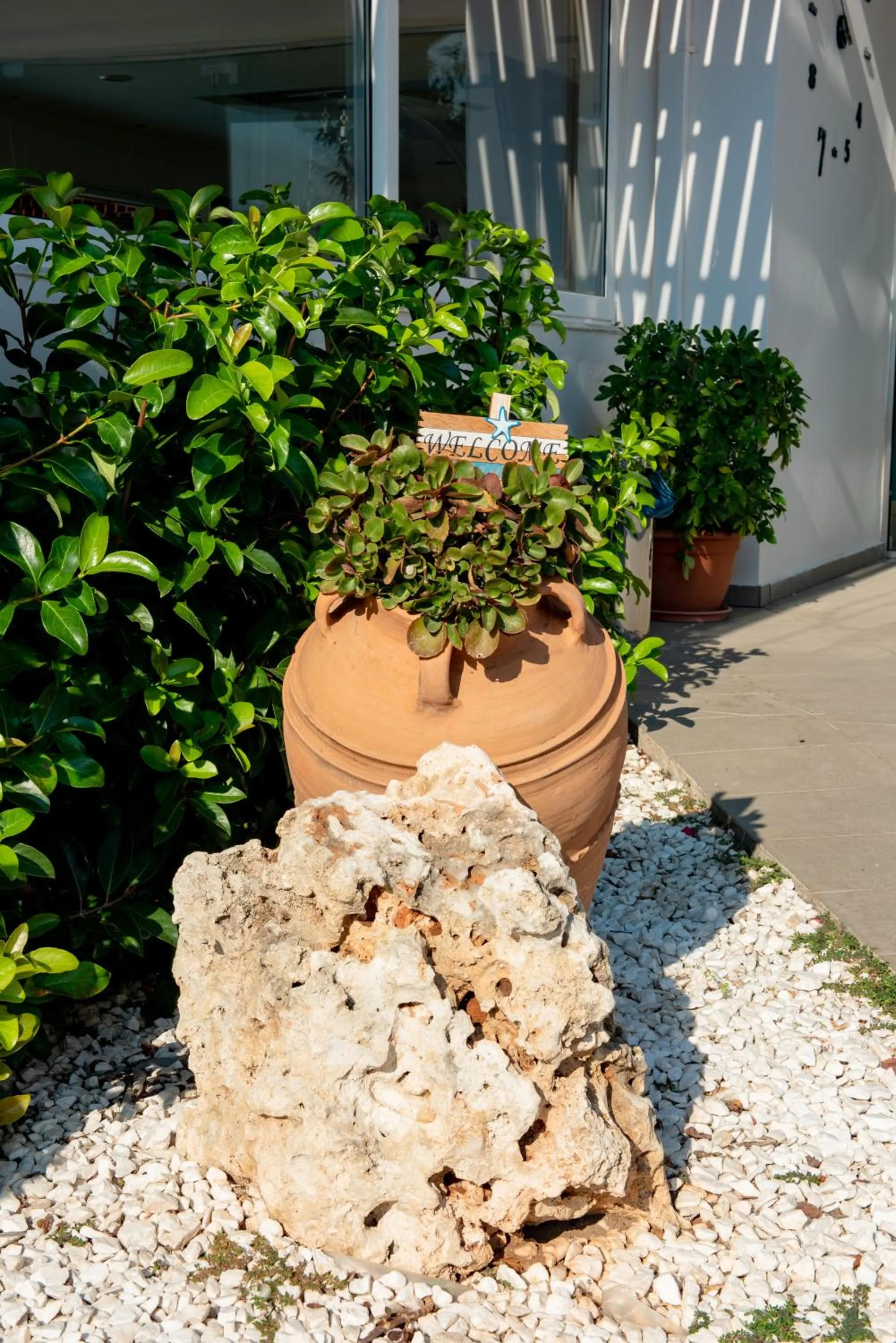 Facade/entrance in Zoes Hotel & Suites