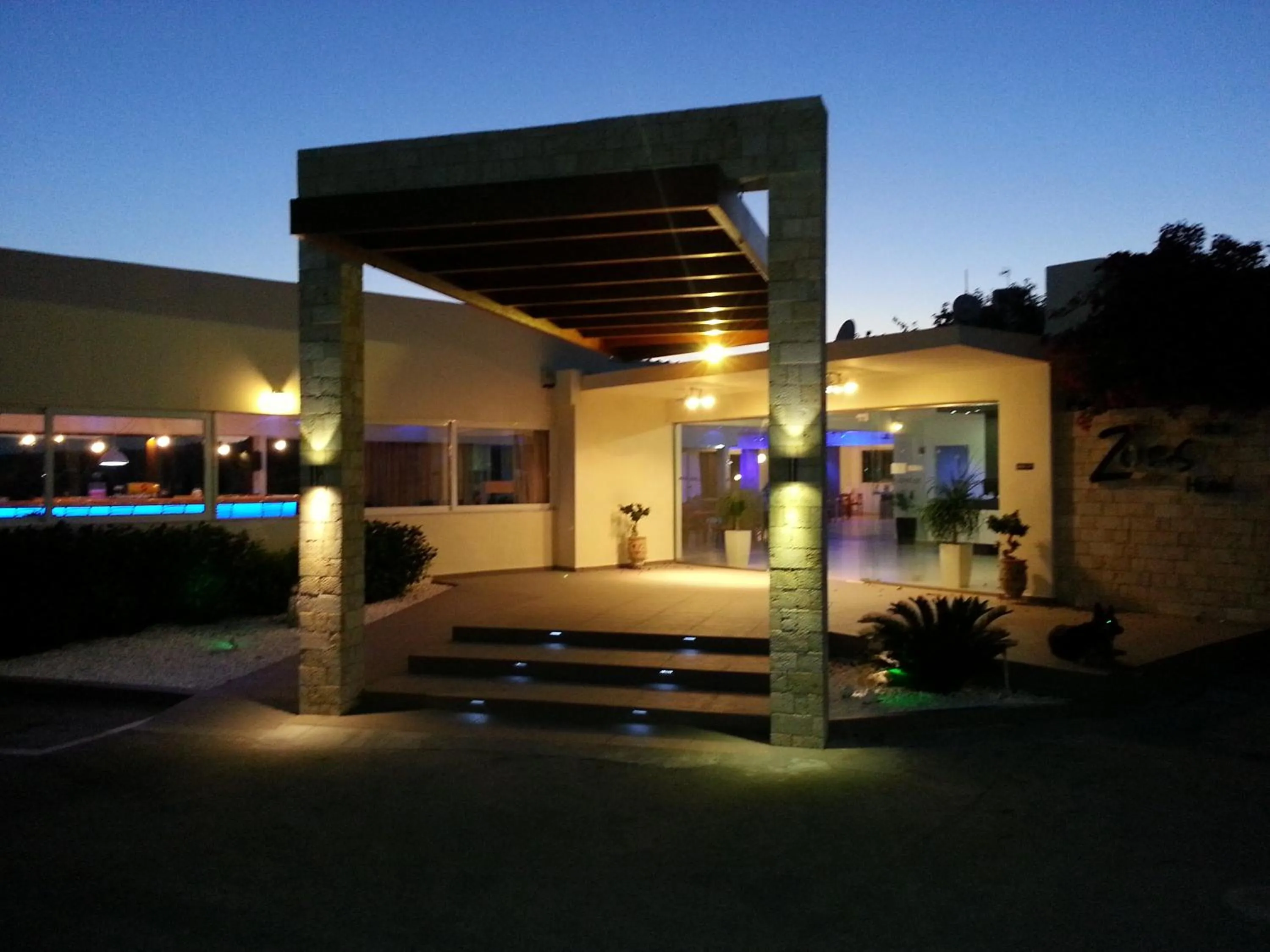 Facade/entrance in Zoes Hotel & Suites