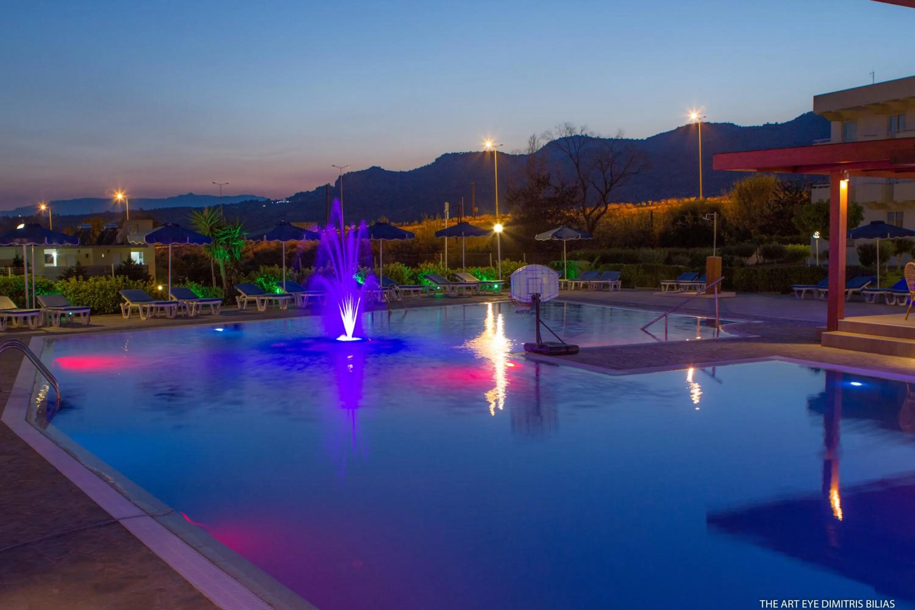 Swimming pool in Zoes Hotel & Suites