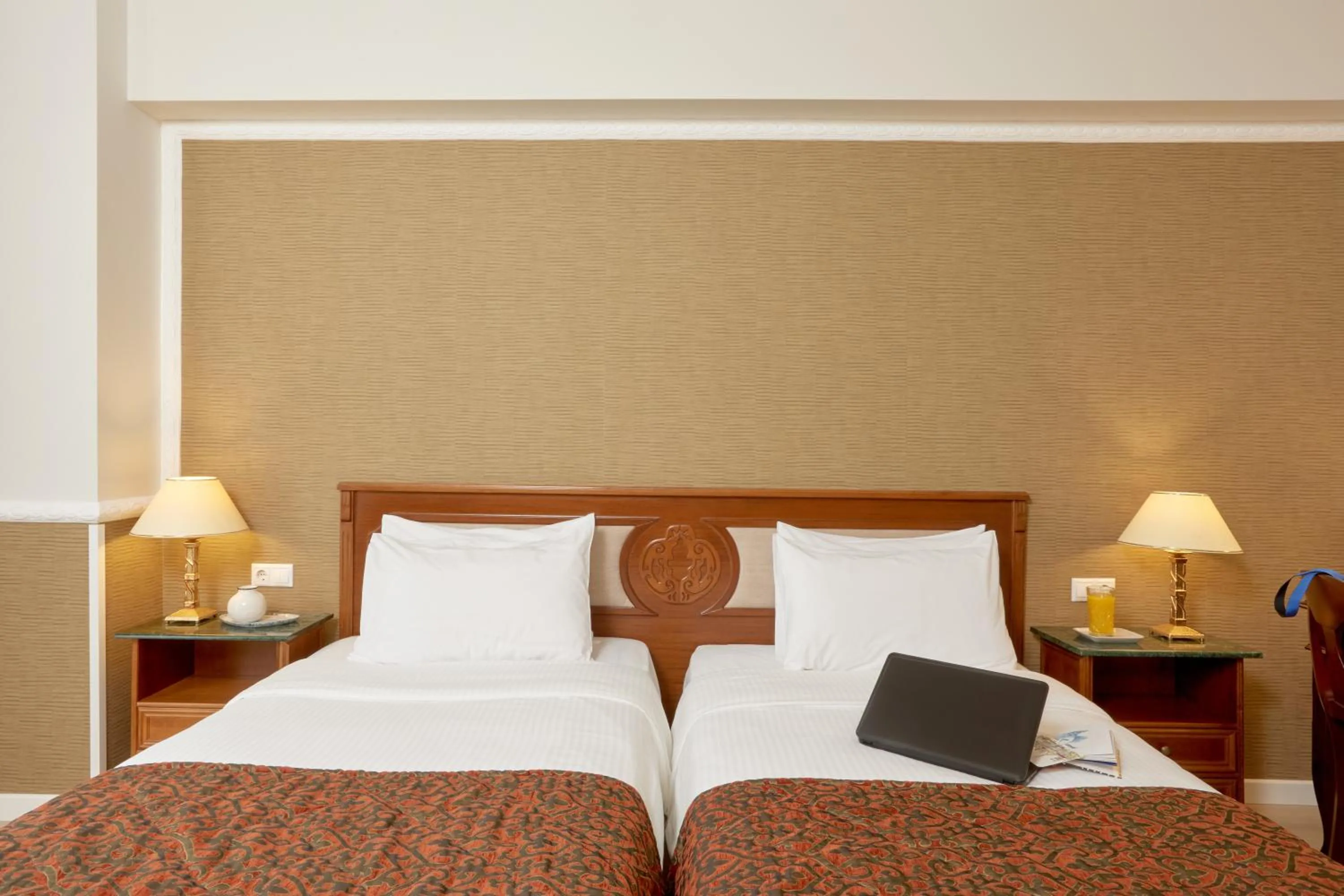 Bed in Grand Hotel Palace