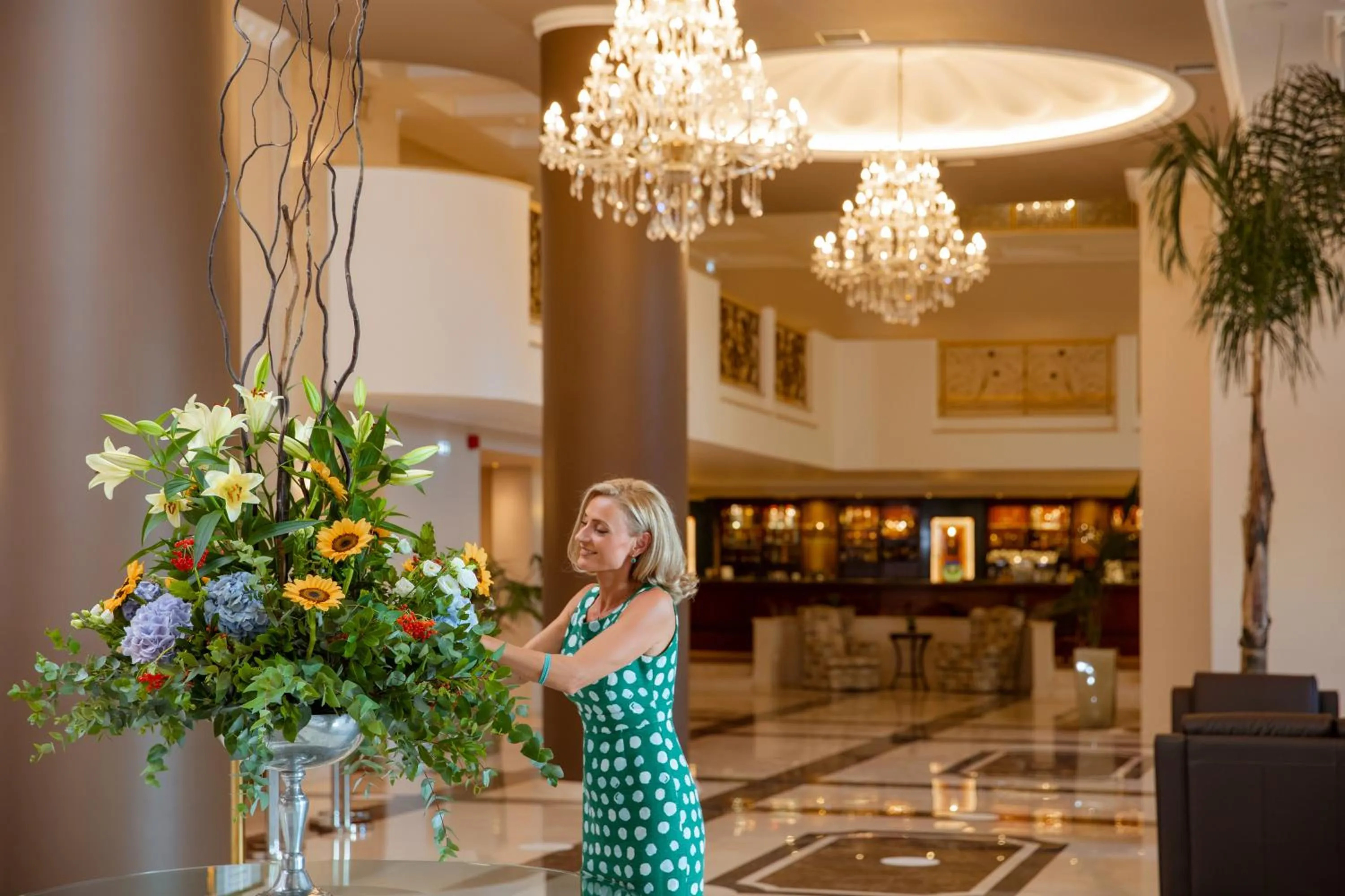 Lobby or reception in Grand Hotel Palace