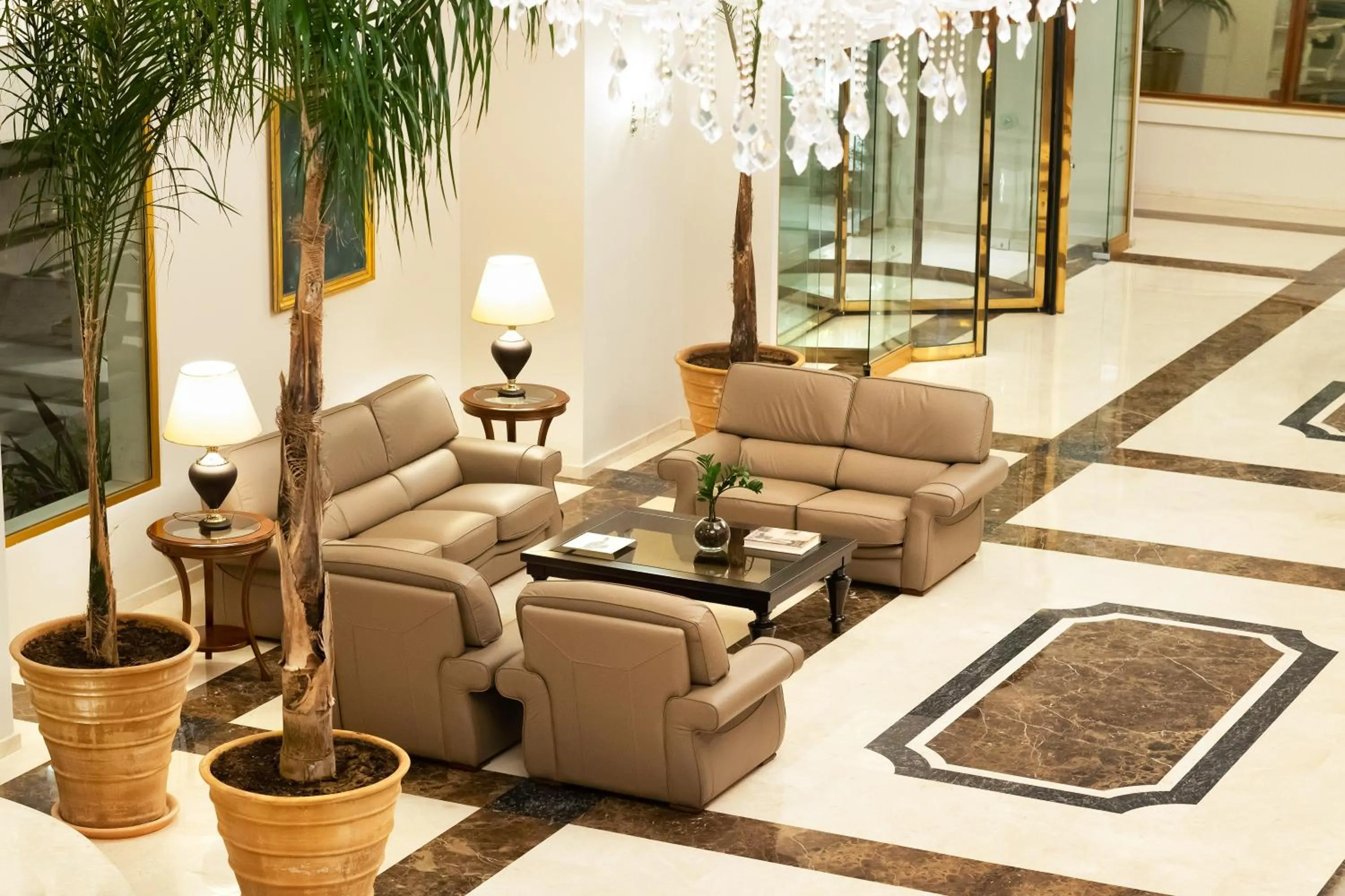 Lobby or reception in Grand Hotel Palace