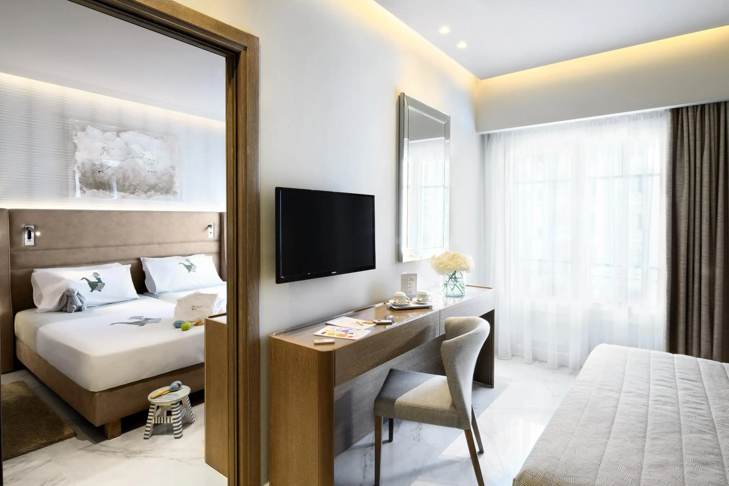 TV and multimedia, Bed in Grand Hotel Palace