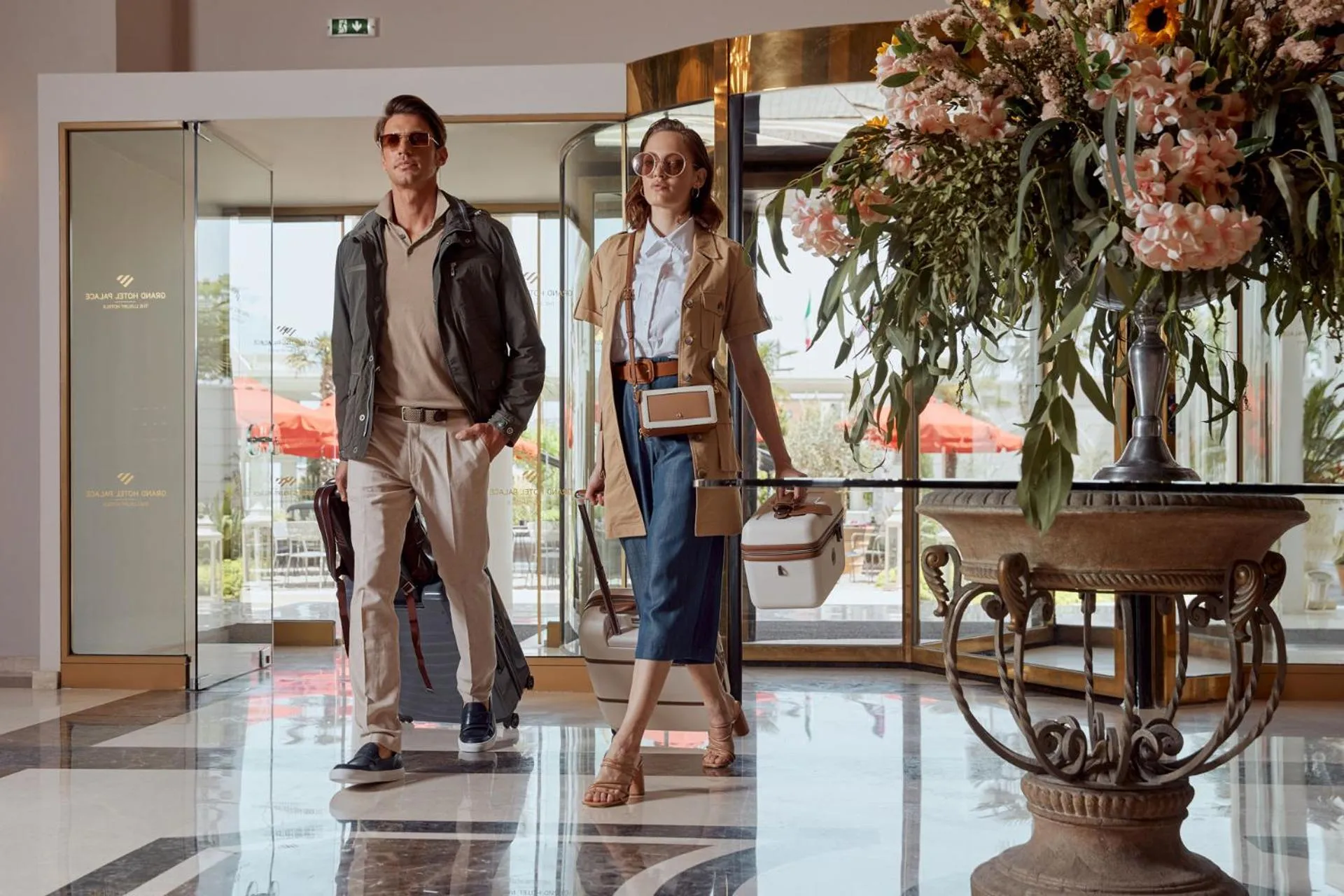 Lobby or reception in Grand Hotel Palace