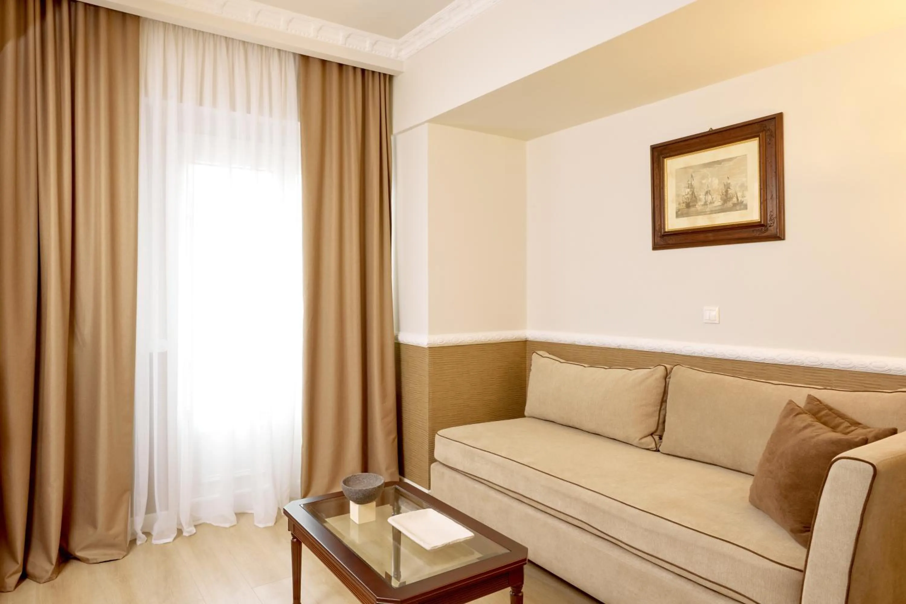 Seating area in Grand Hotel Palace