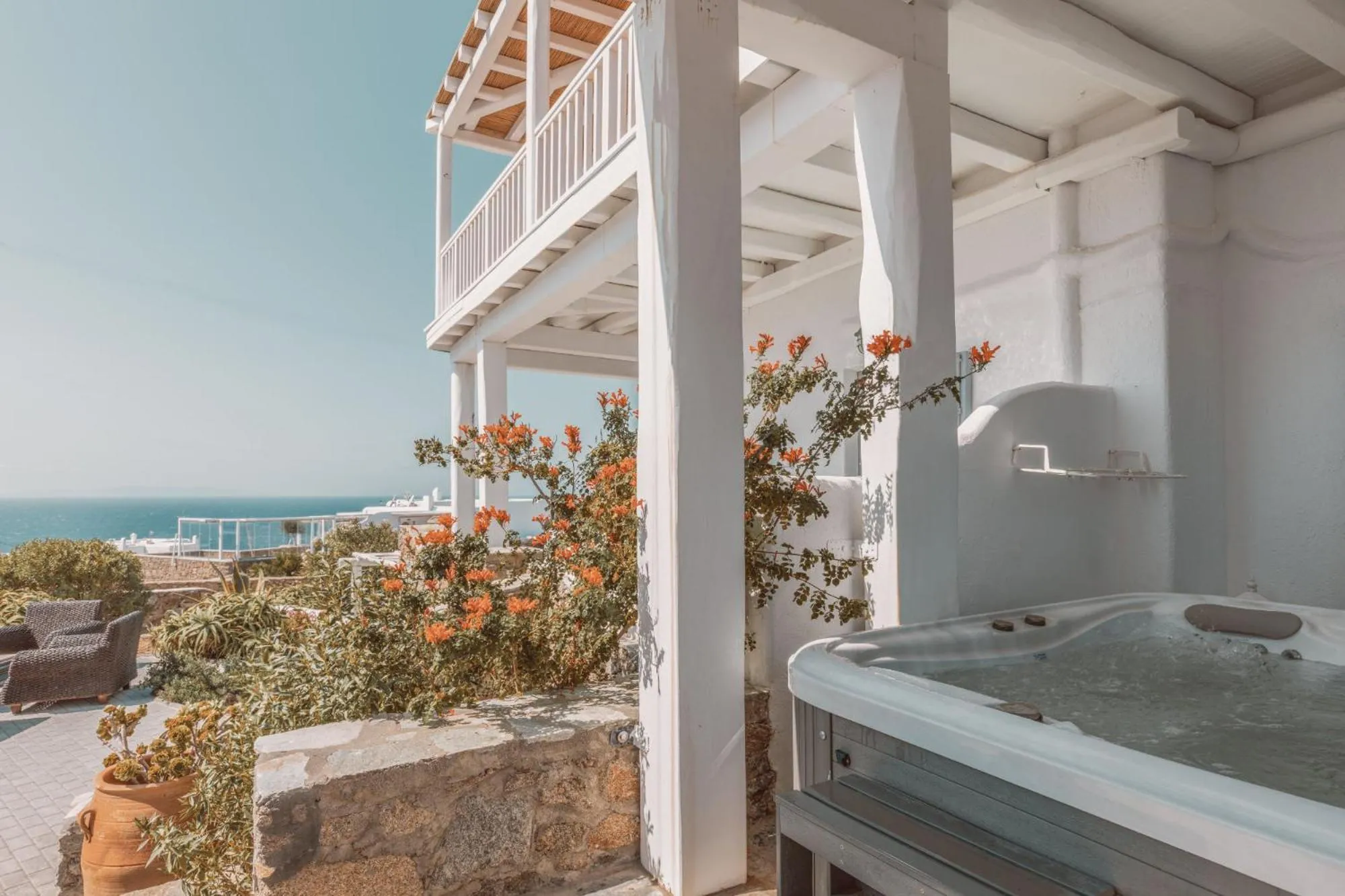 Balcony/Terrace in Villa Konstantin Rooms & Suites