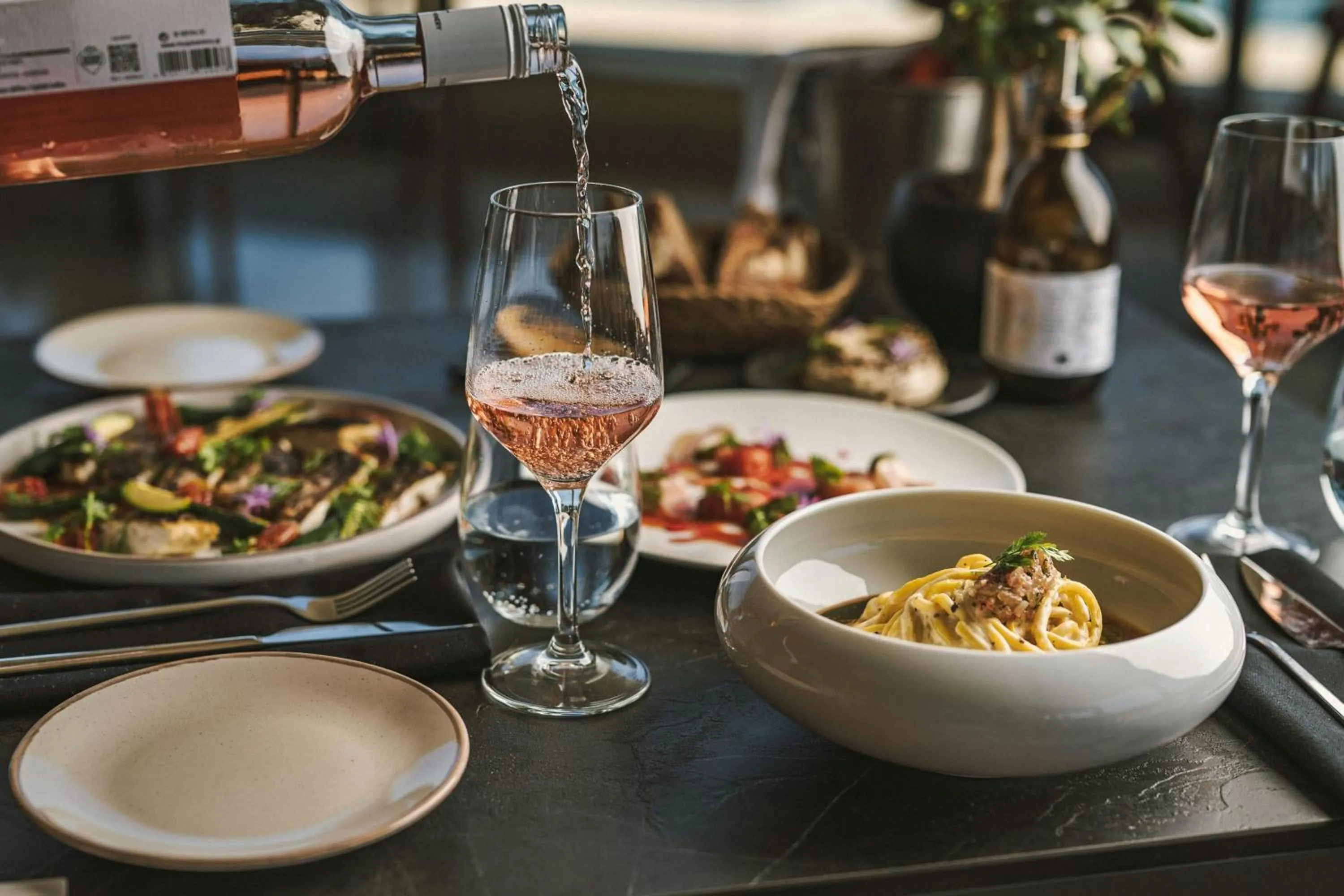 Restaurant/places to eat in Domes Miramare, a Luxury Collection Resort, Corfu - Adults Only