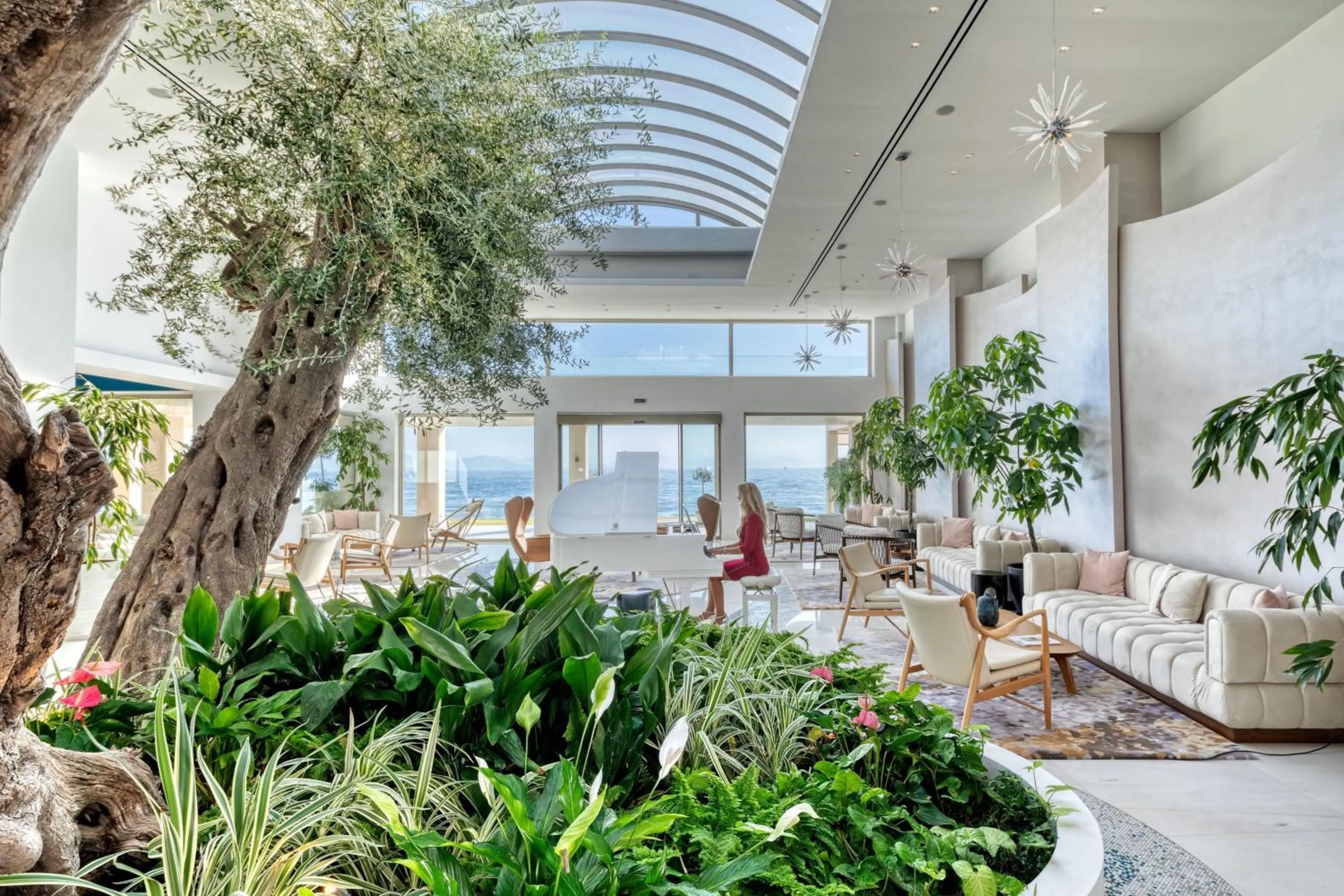 Lobby or reception in Domes Miramare, a Luxury Collection Resort, Corfu - Adults Only