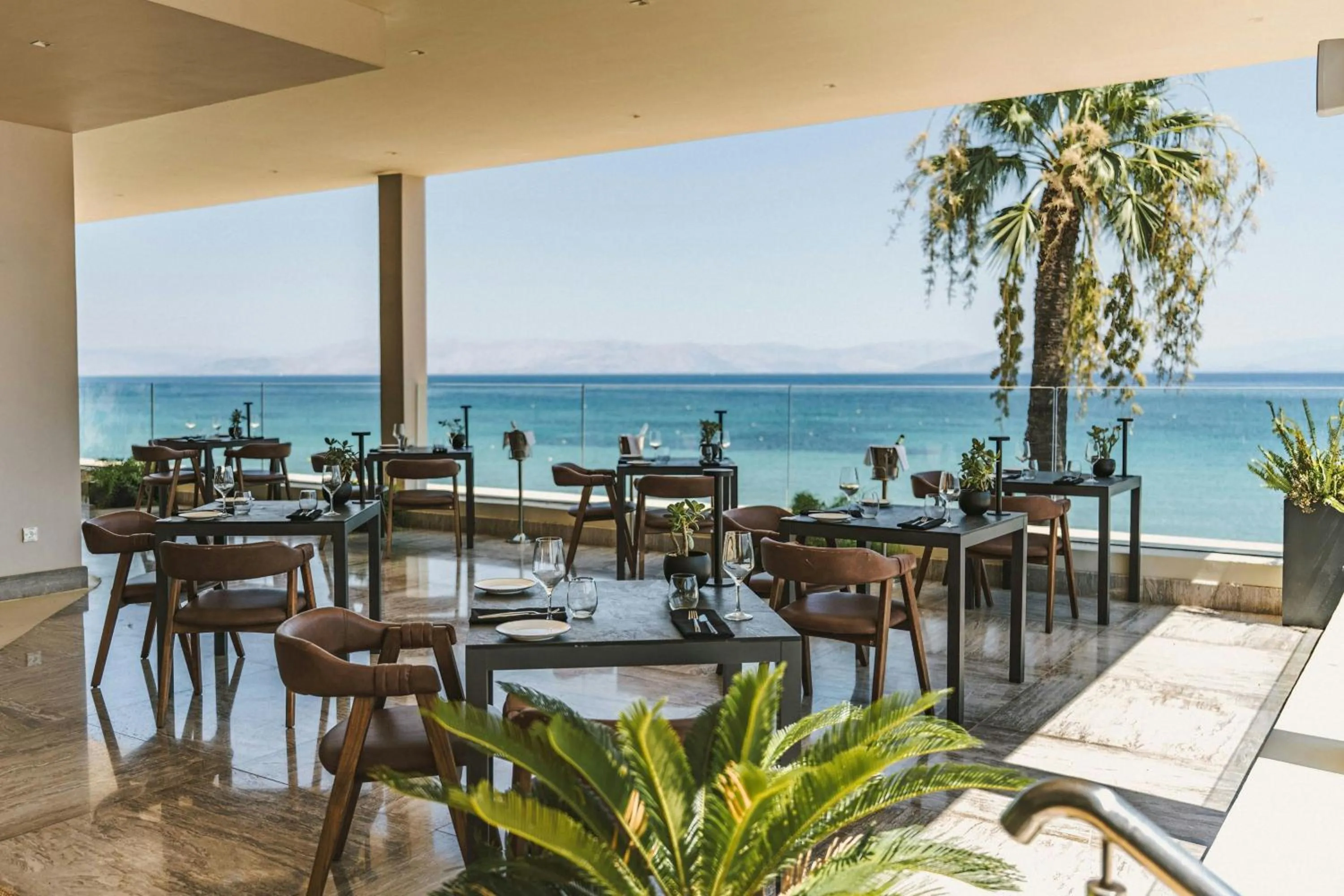 Restaurant/places to eat in Domes Miramare, a Luxury Collection Resort, Corfu - Adults Only