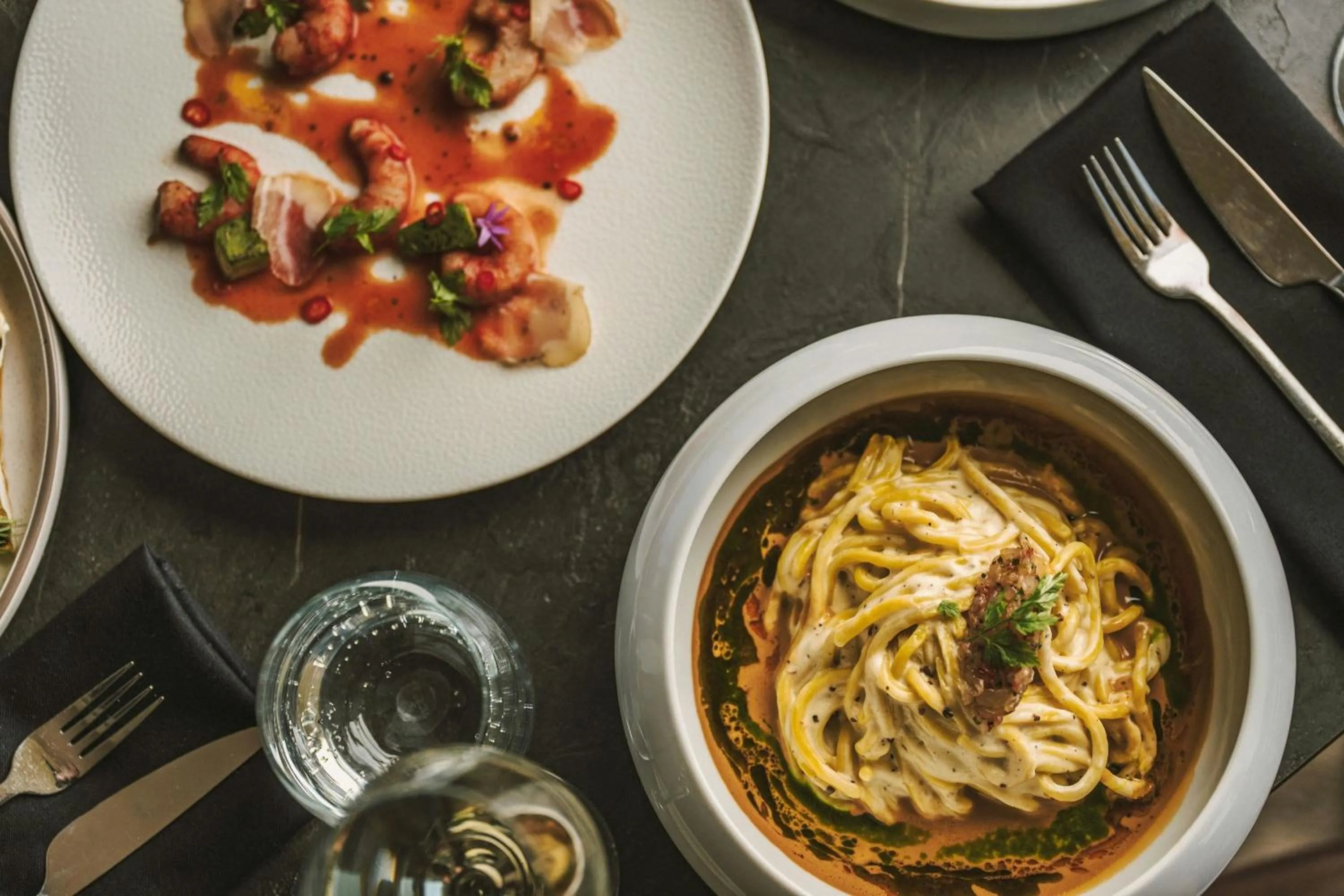 Restaurant/places to eat in Domes Miramare, a Luxury Collection Resort, Corfu - Adults Only