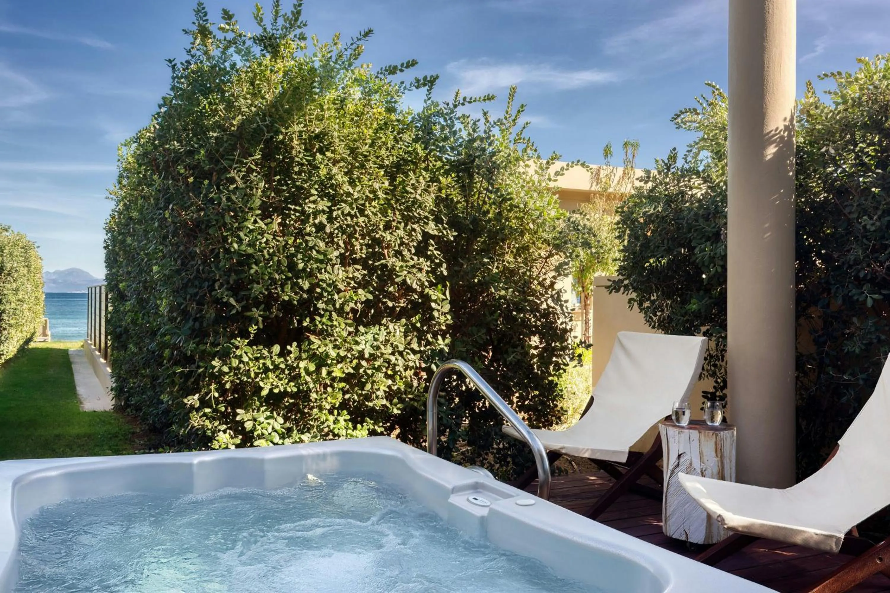 Bedroom in Domes Miramare, a Luxury Collection Resort, Corfu - Adults Only