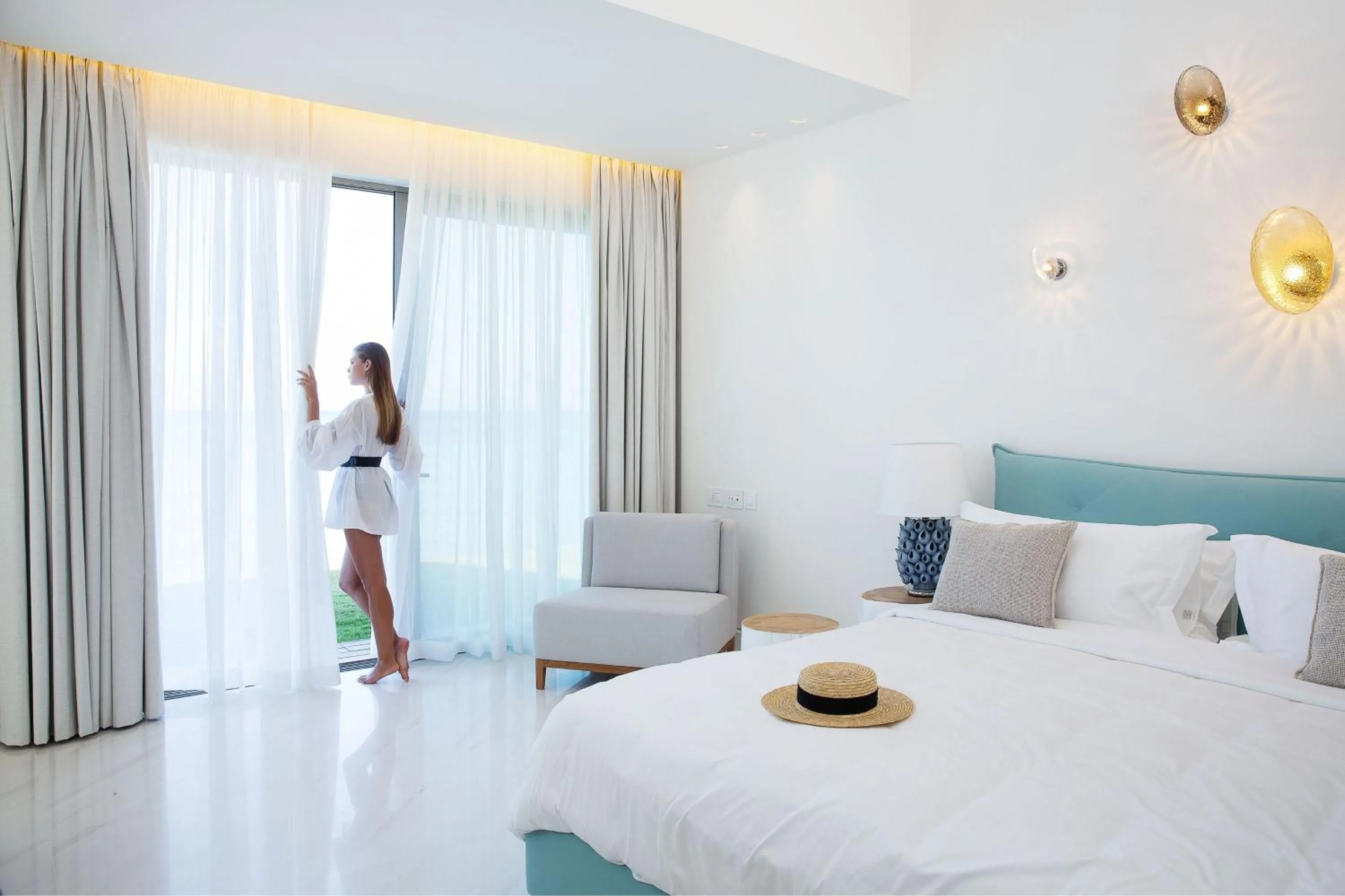 Photo of the whole room, Bed in Domes Miramare, a Luxury Collection Resort, Corfu - Adults Only