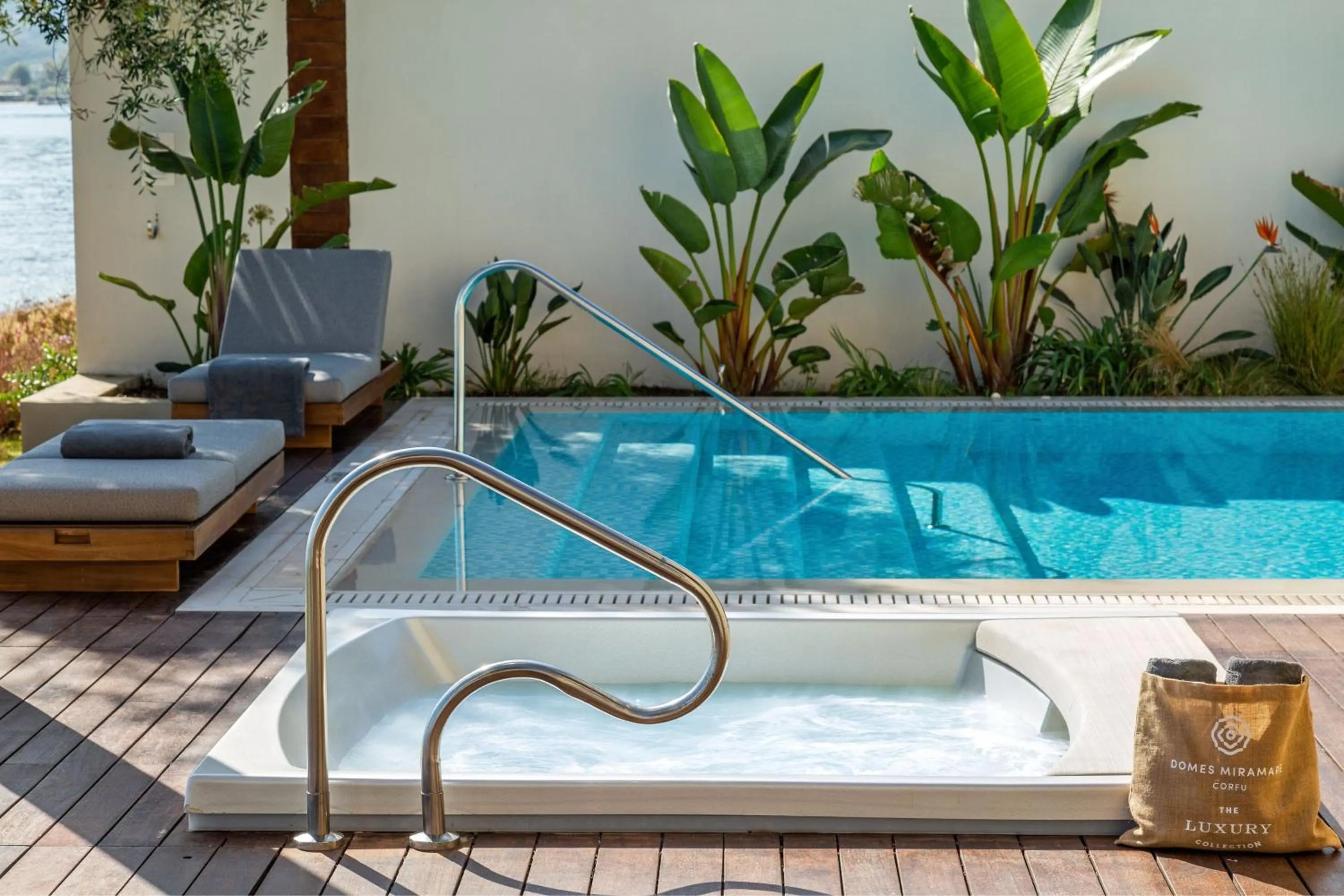 Swimming pool in Domes Miramare, a Luxury Collection Resort, Corfu - Adults Only