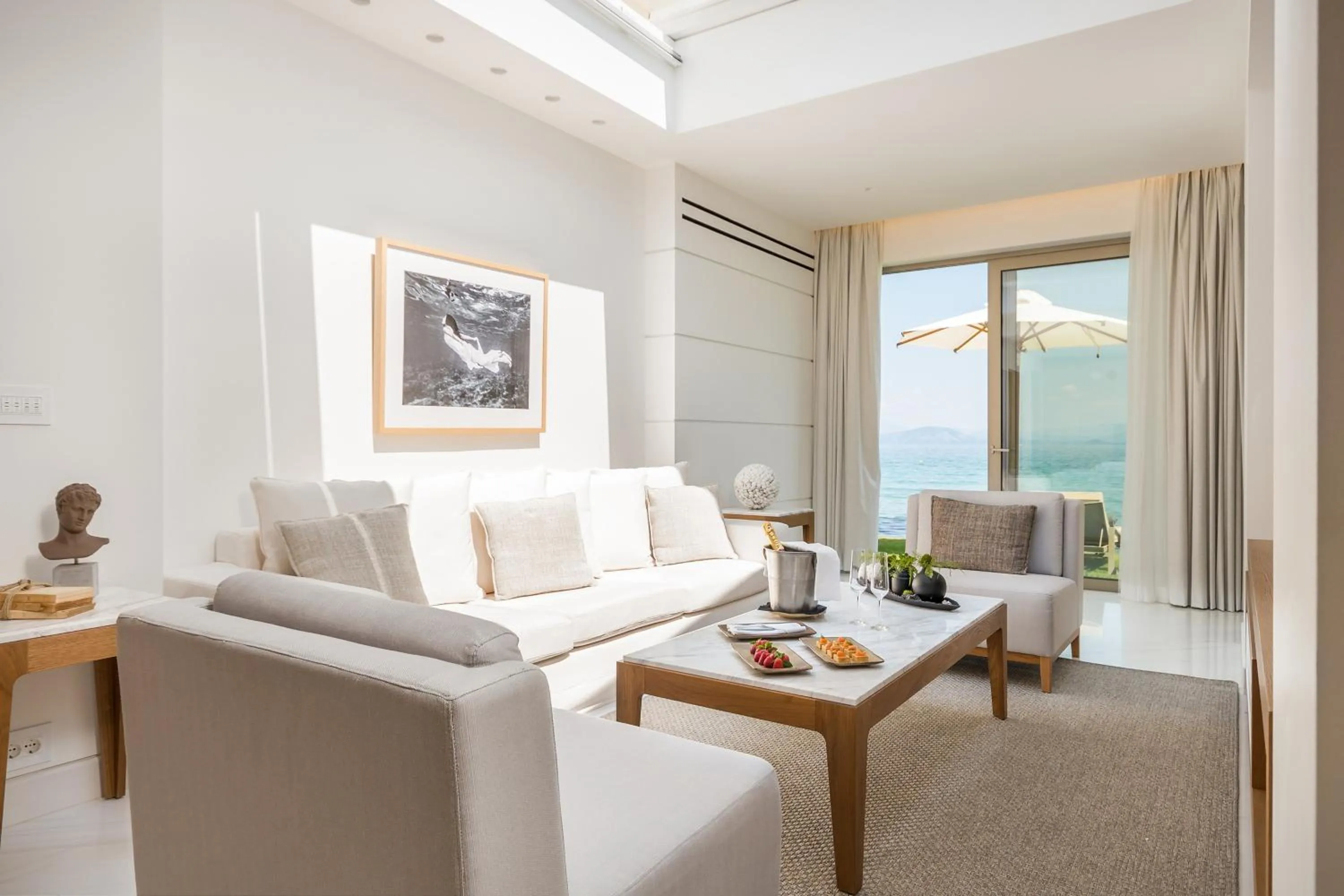 Bedroom in Domes Miramare, a Luxury Collection Resort, Corfu - Adults Only