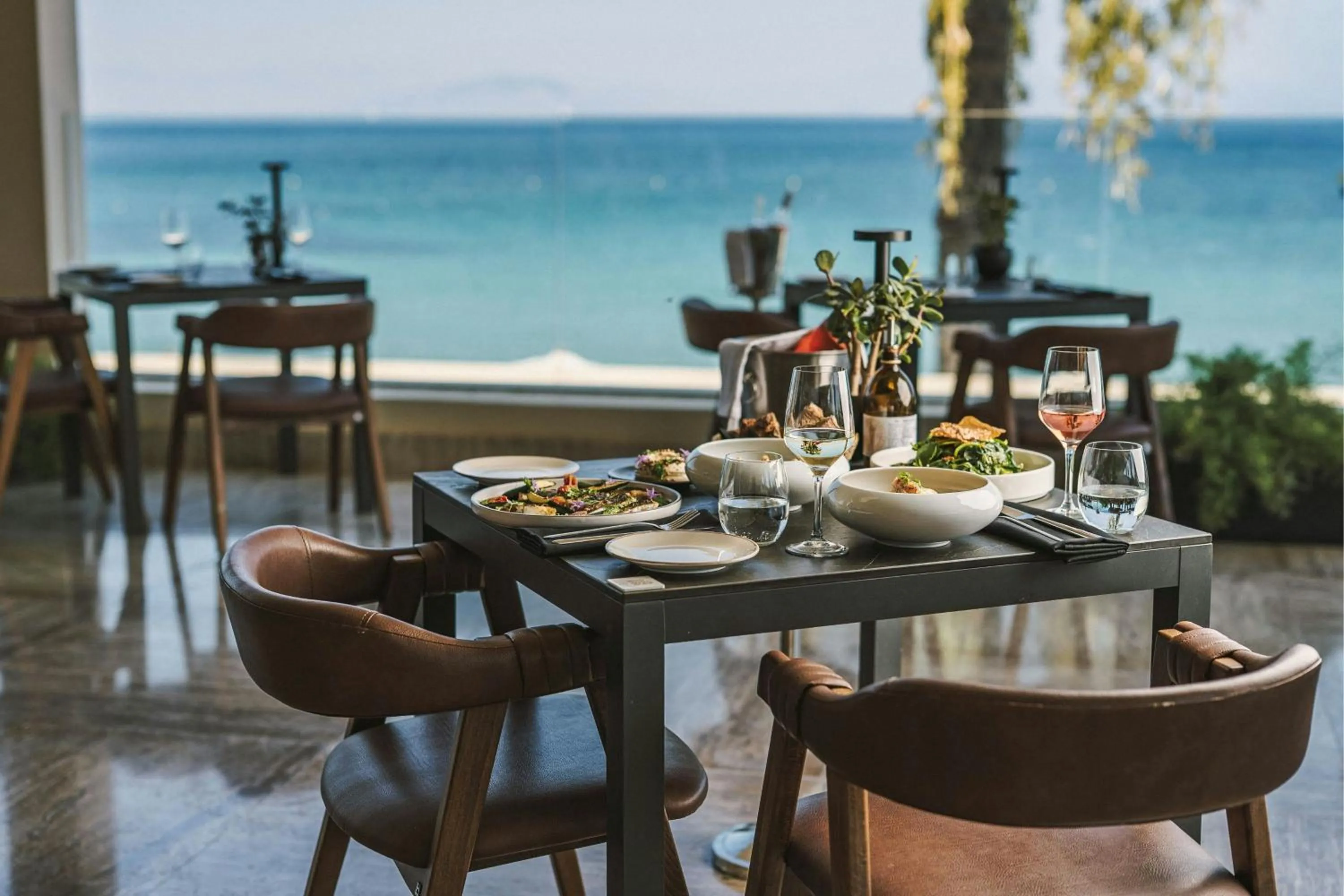 Restaurant/places to eat in Domes Miramare, a Luxury Collection Resort, Corfu - Adults Only