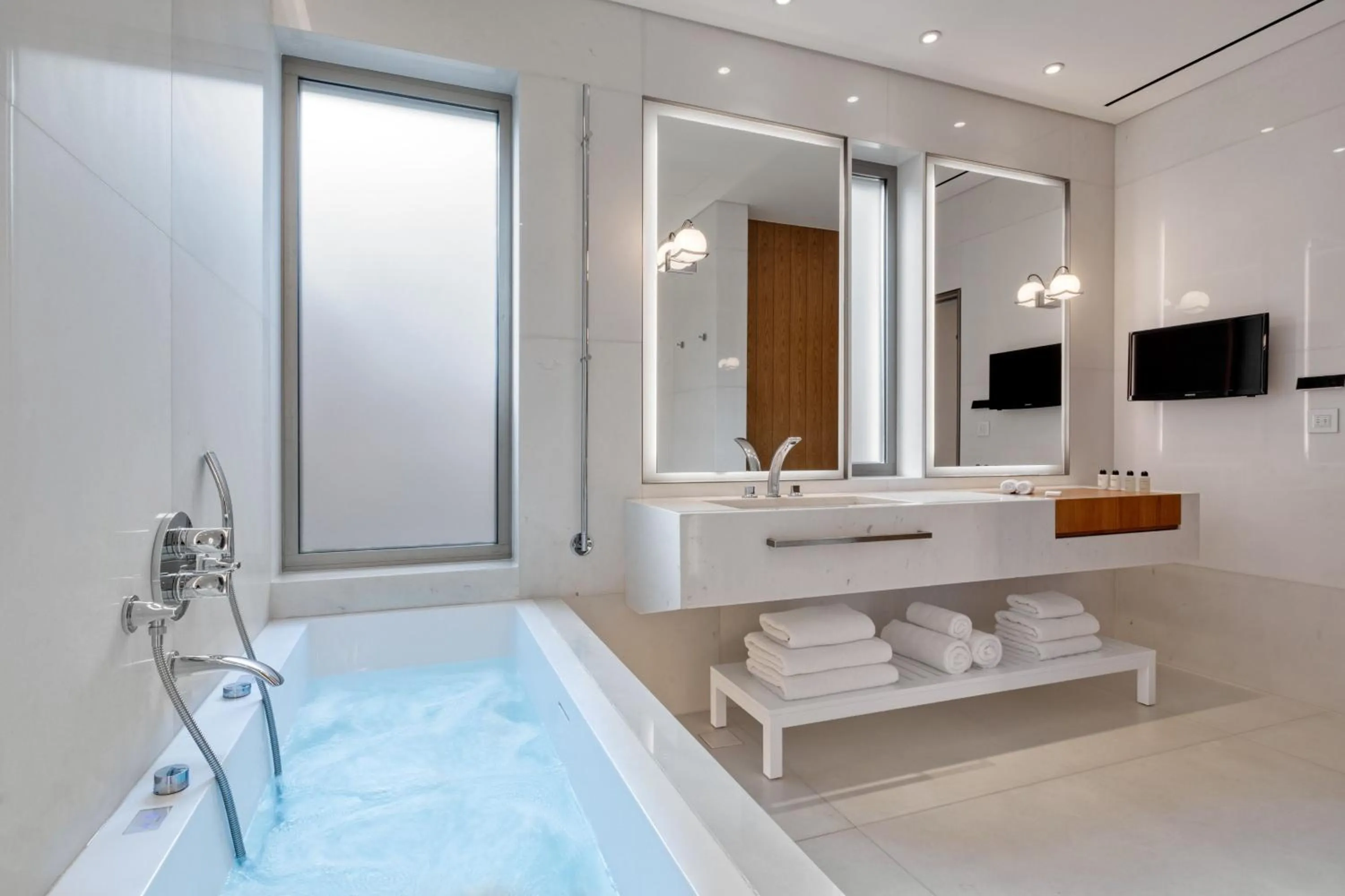 Bathroom in Domes Miramare, a Luxury Collection Resort, Corfu - Adults Only