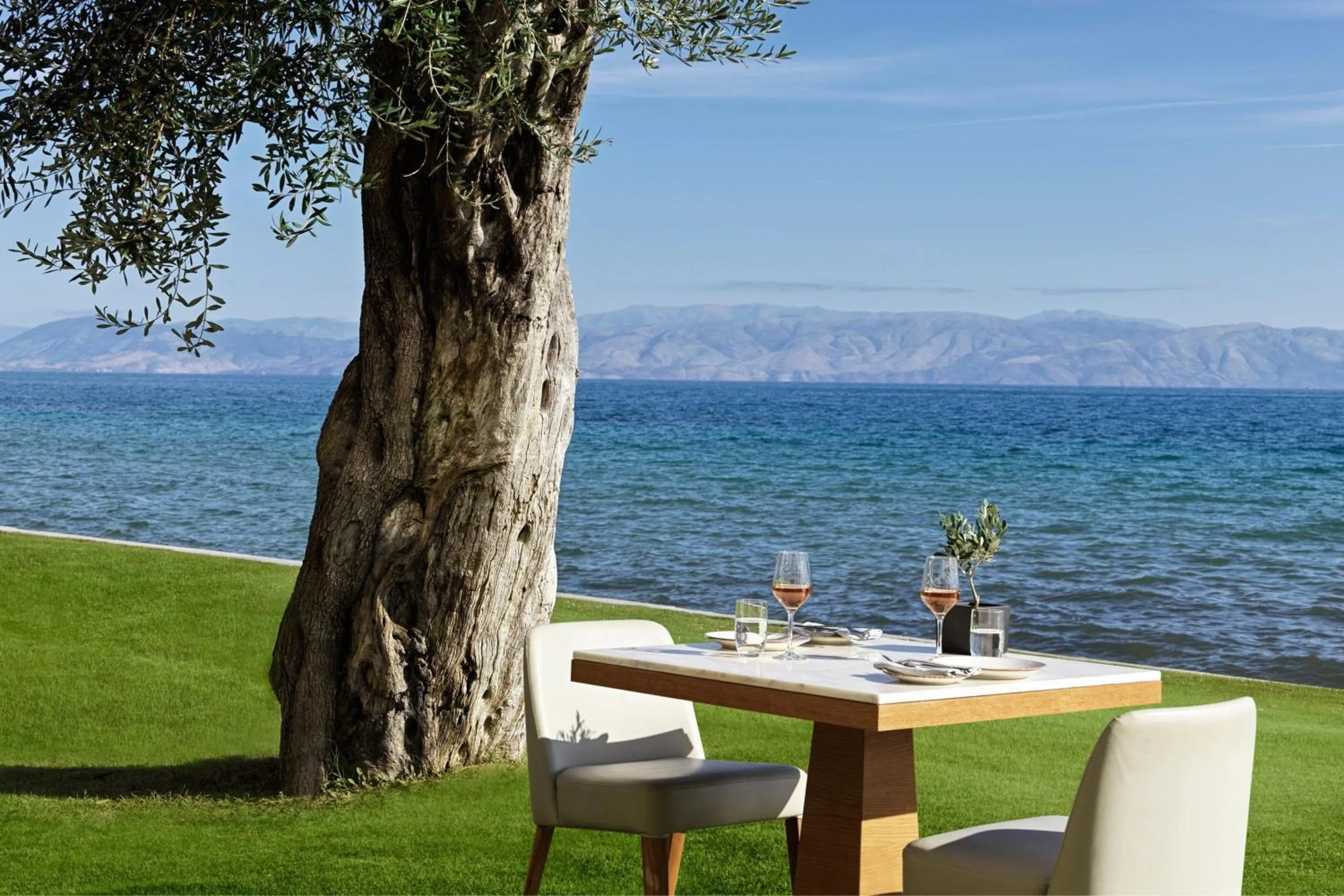 Restaurant/places to eat in Domes Miramare, a Luxury Collection Resort, Corfu - Adults Only