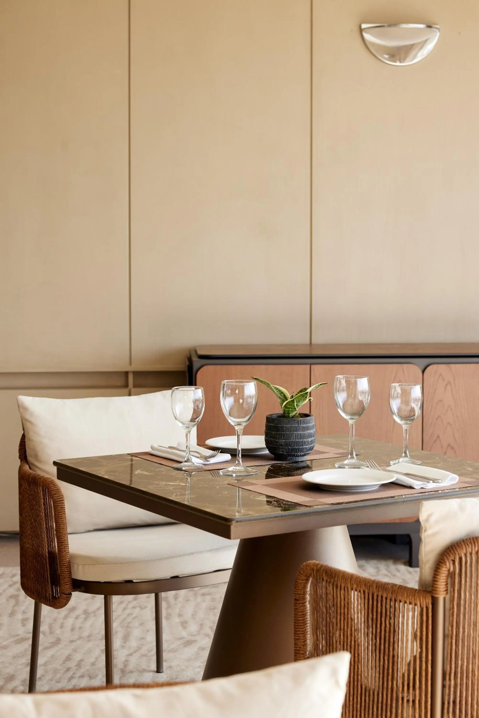 Dining area in Hotel Panorama