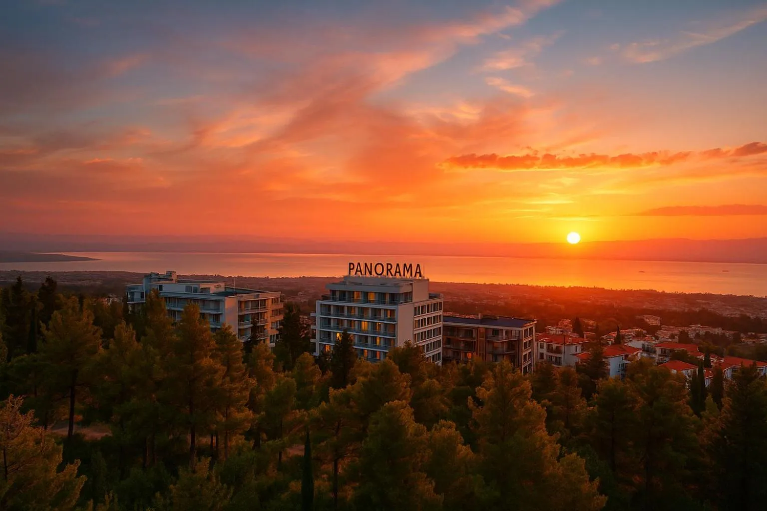 Property building in Hotel Panorama