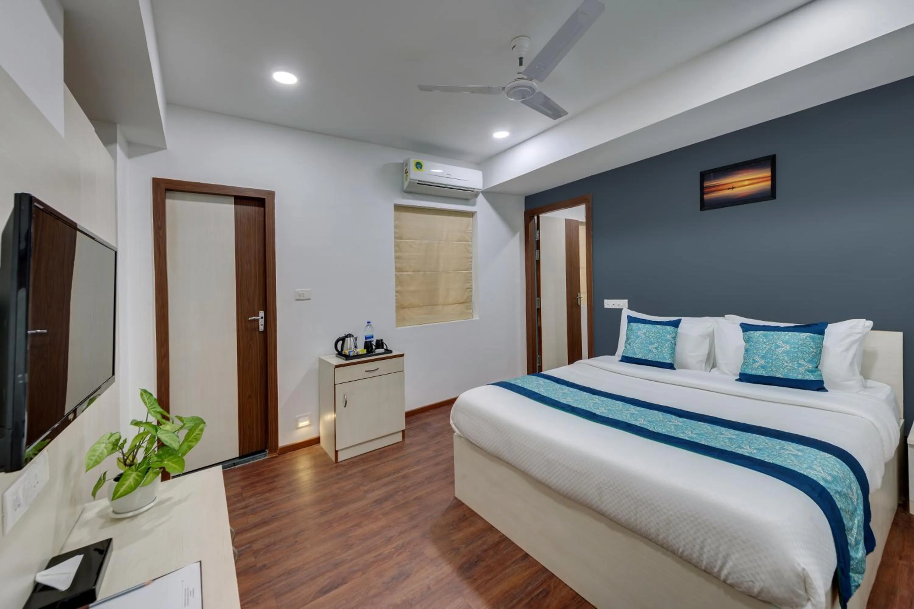 Bedroom, Bed in De Garland Palolem - AM Hotel Kollection