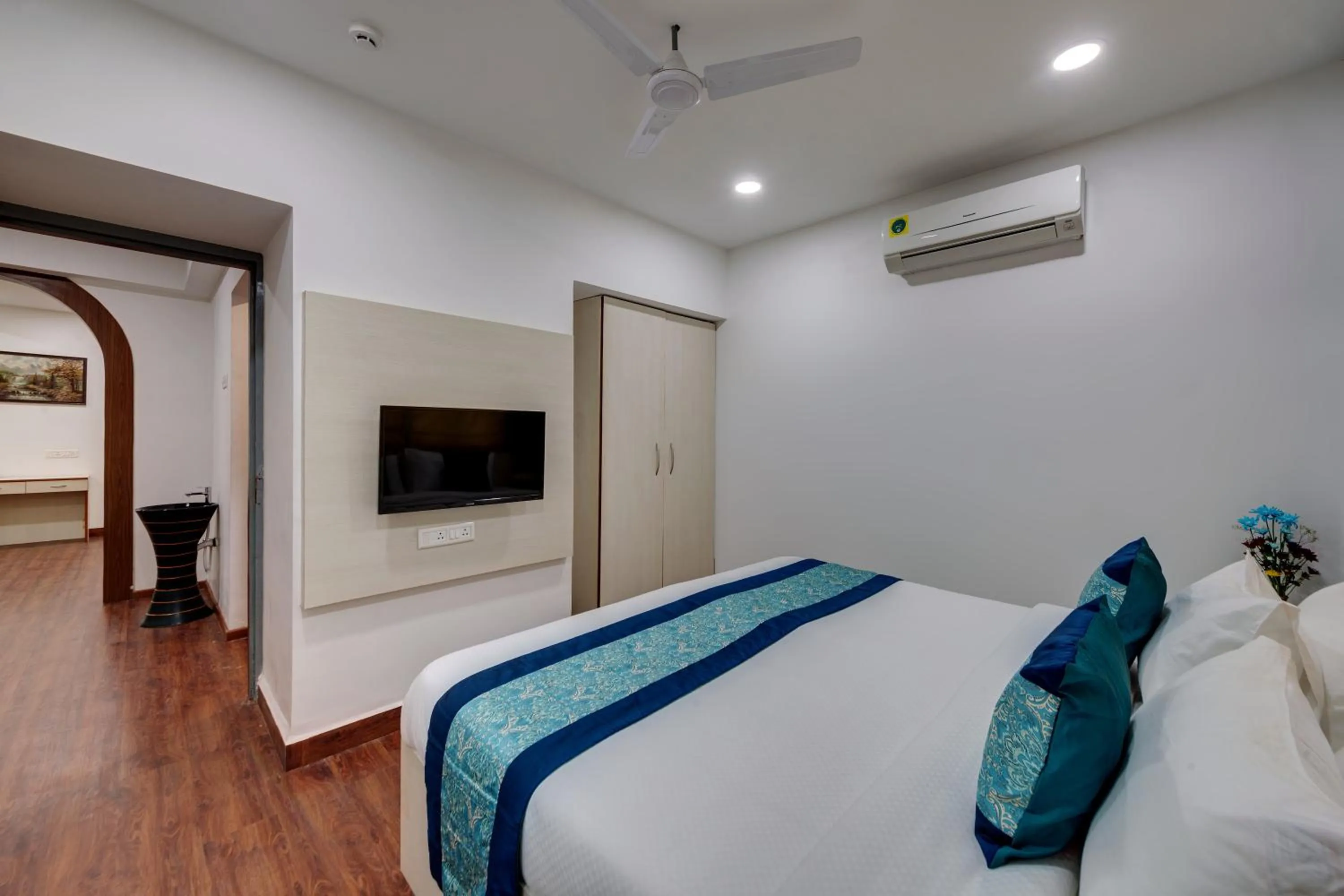 Bedroom, Bed in De Garland Palolem - AM Hotel Kollection